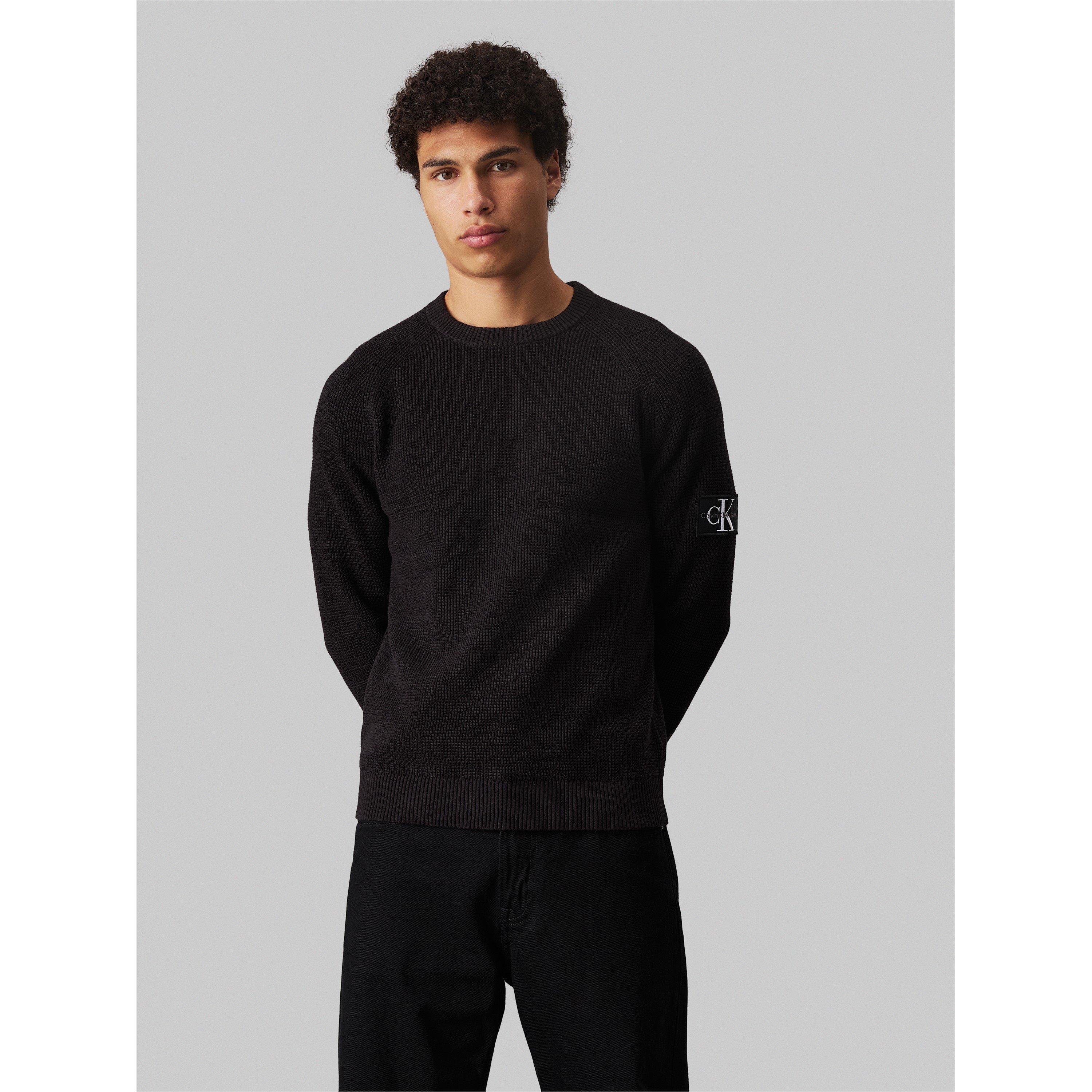 CK Black - Calvin Klein Jeans - Badge Easy Sweater - 1