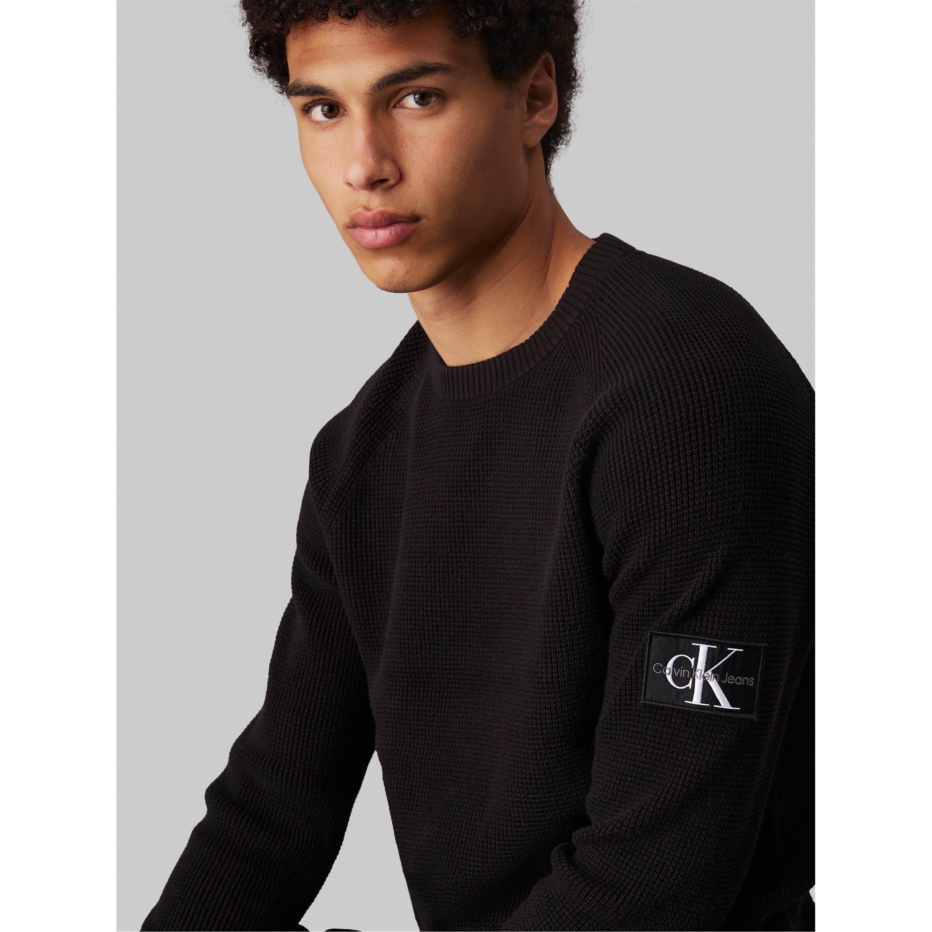 CK Black - Calvin Klein Jeans - Badge Easy Sweater - 5