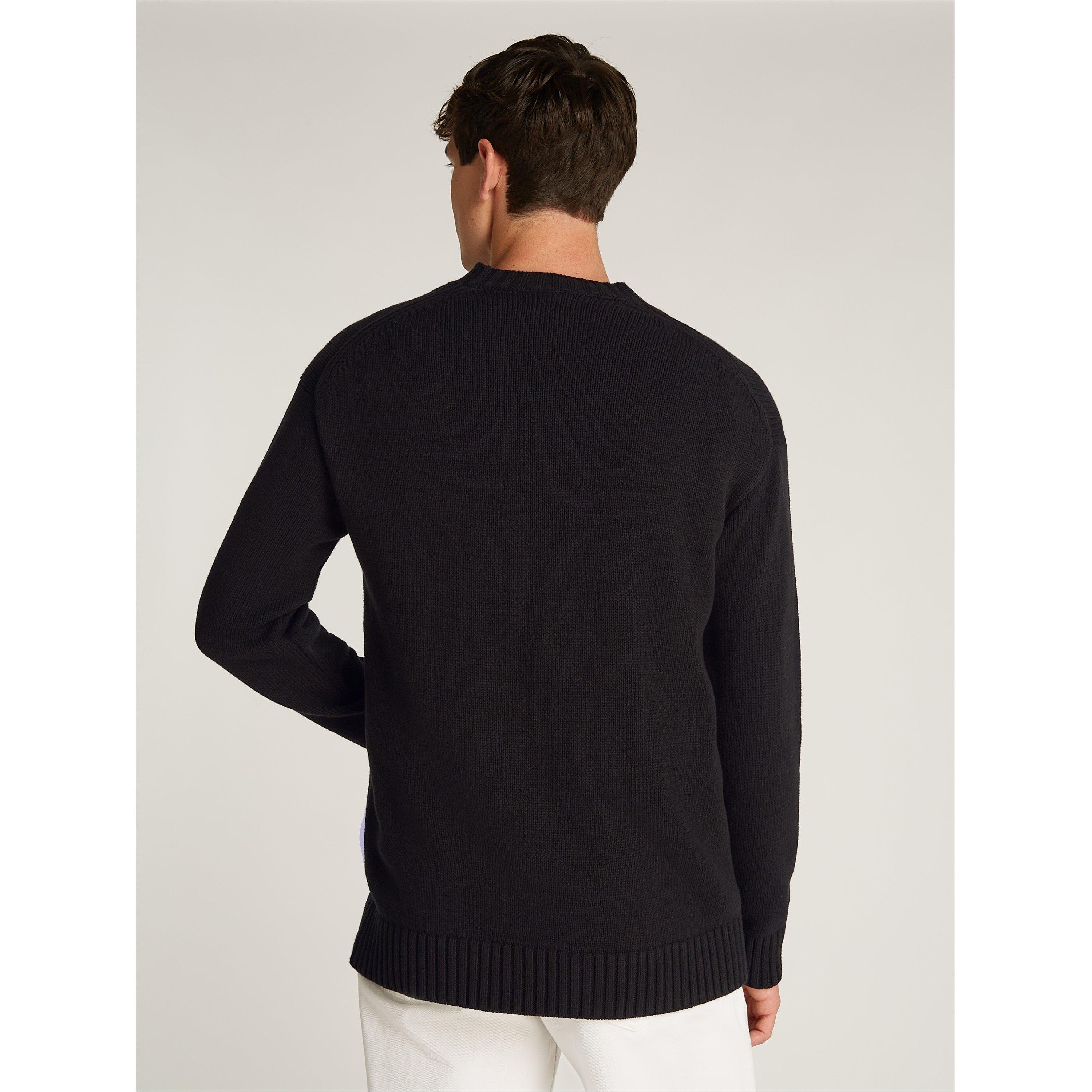 CK Black - Calvin Klein Jeans - CHENILLE MONOLOGO SWEATER - 4