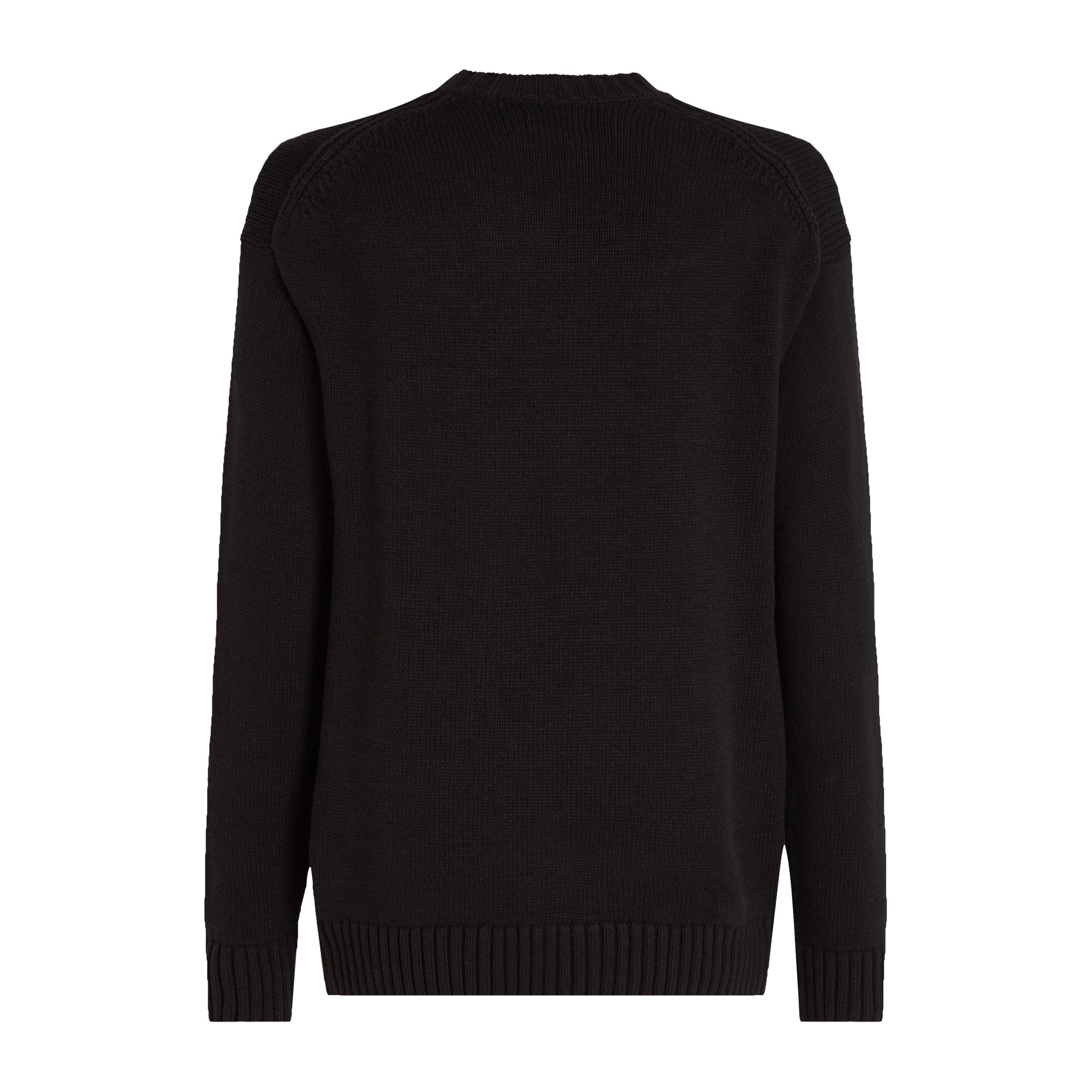 CK Black - Calvin Klein Jeans - CHENILLE MONOLOGO SWEATER - 6