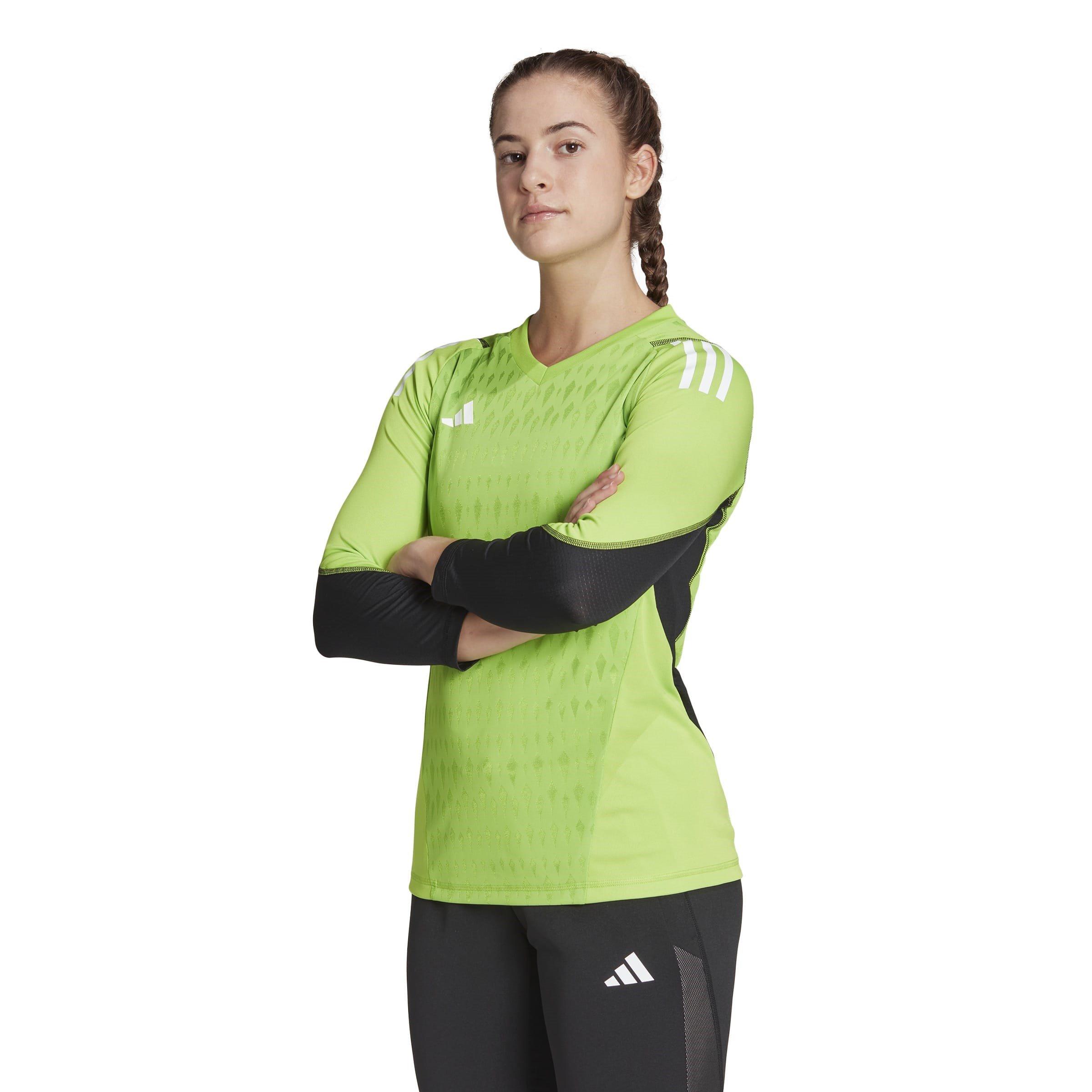 Groen/Wit - adidas - Tiro 23 Pro Long Sleeve Goalkeeper Shirt Womens - 3