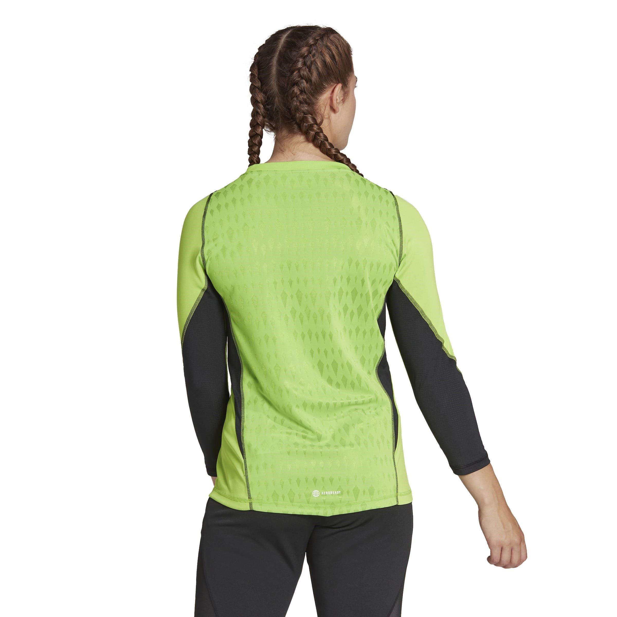 Groen/Wit - adidas - Tiro 23 Pro Long Sleeve Goalkeeper Shirt Womens - 4