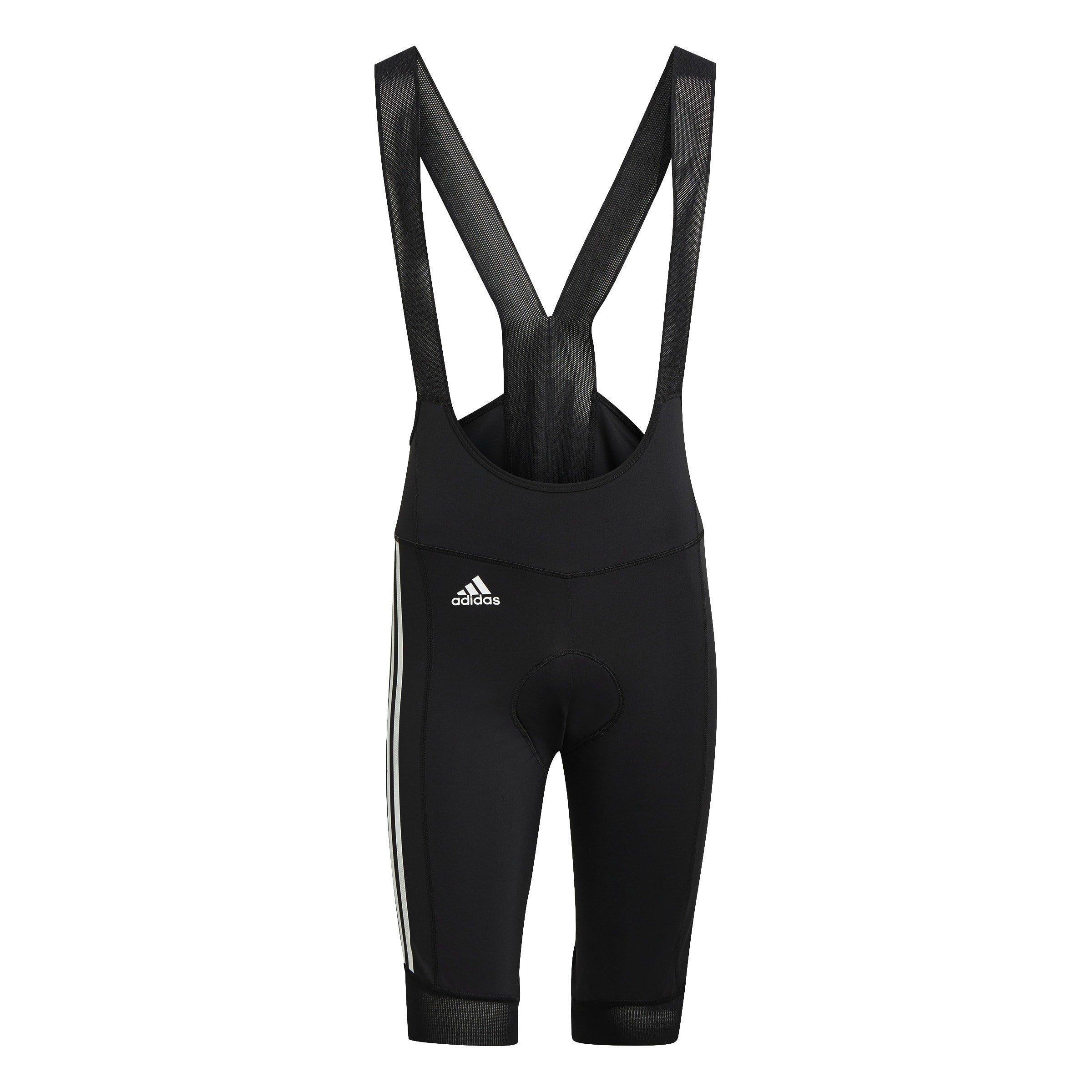 Nero/Bianco - adidas - Padded Cycling Bib Shorts Mens