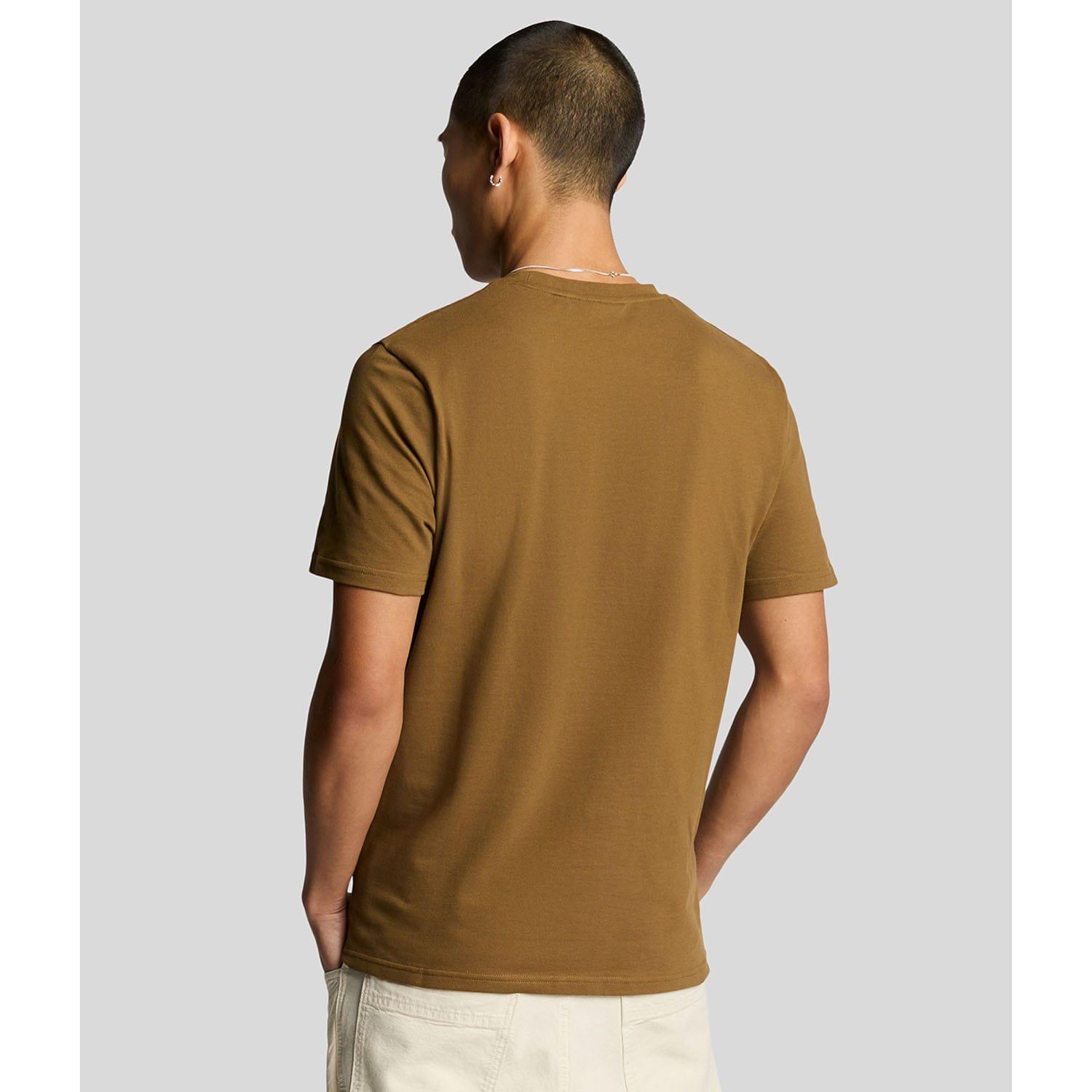 Brown - Lyle and Scott - Pique T-Shirt - 3
