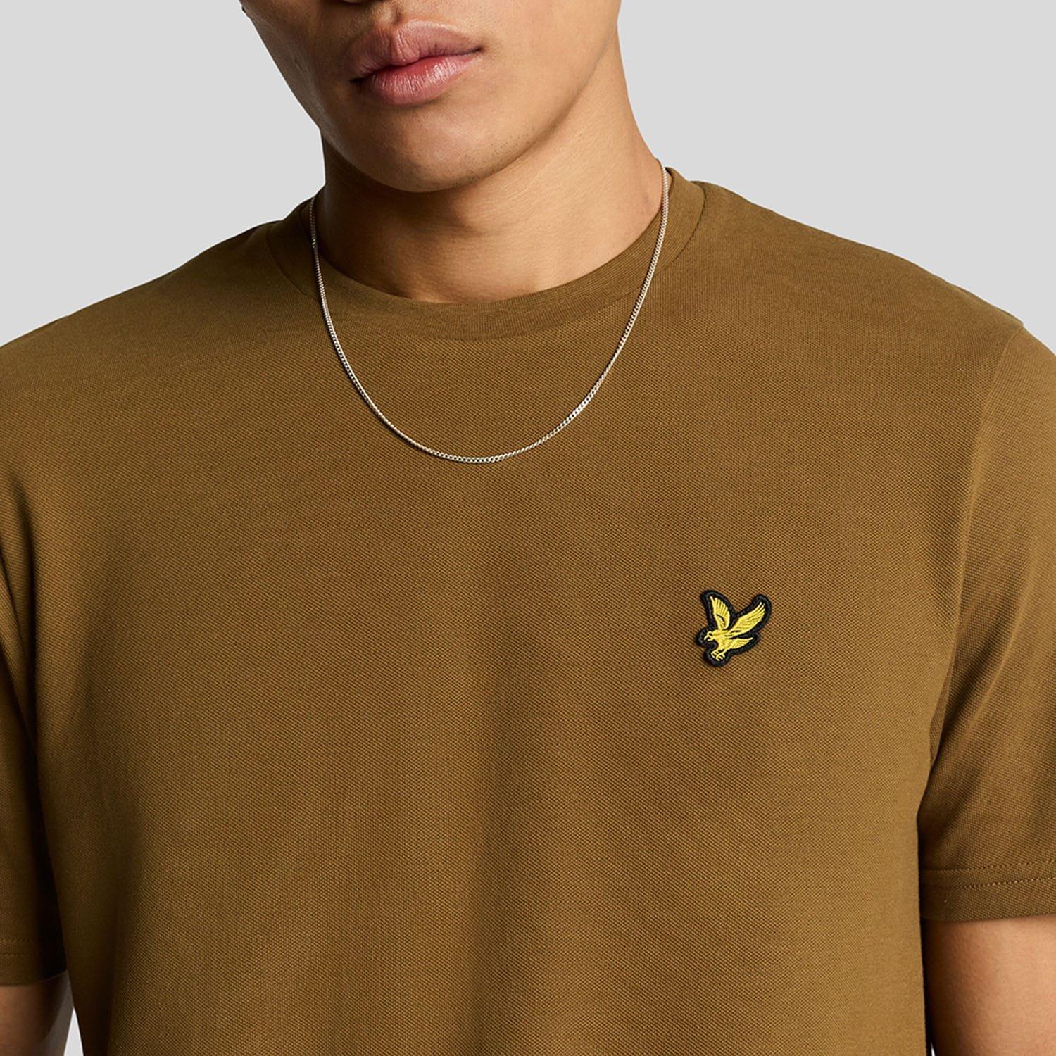 Brown - Lyle and Scott - Pique T-Shirt - 4