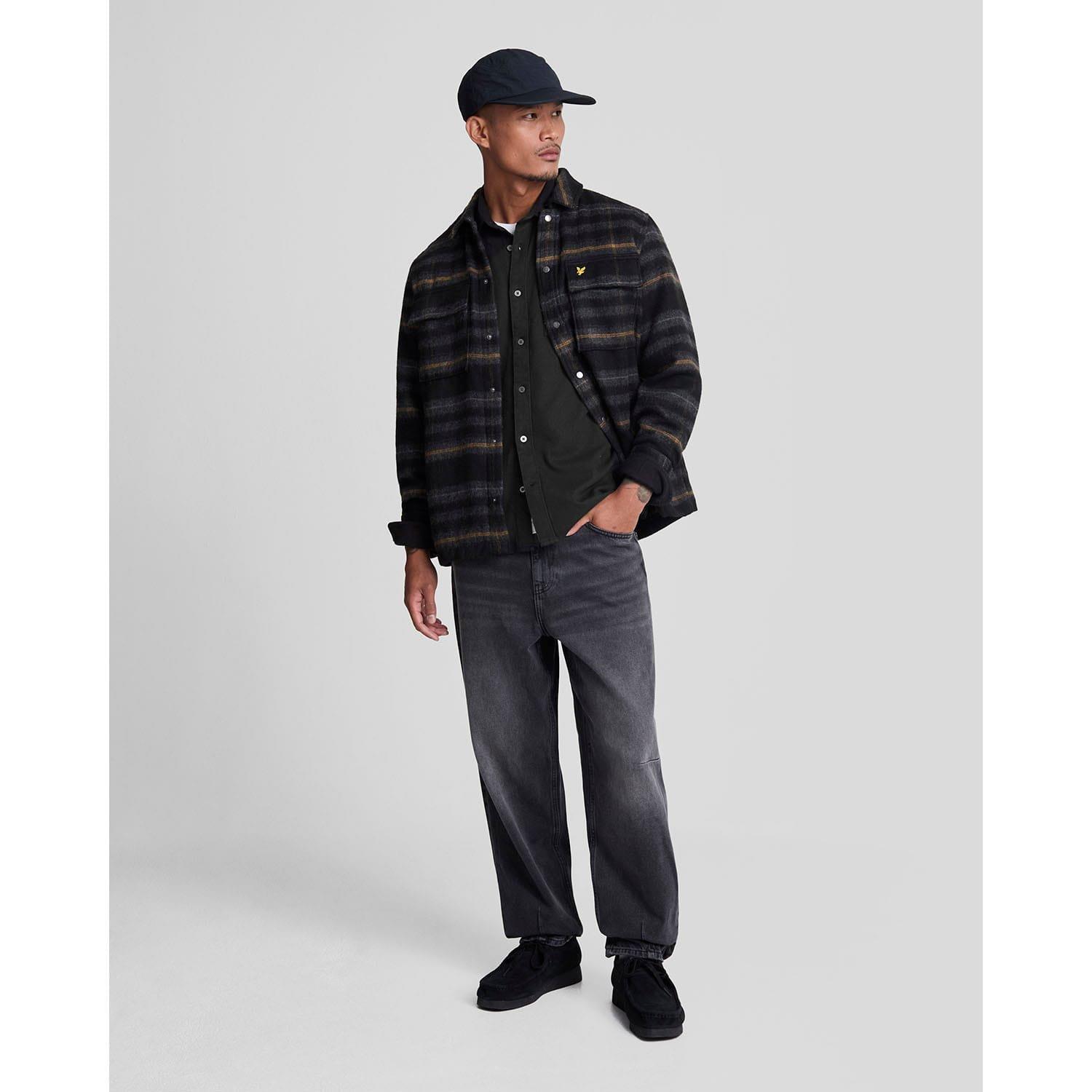 Black - Lyle and Scott - Worsted Twill Shirt - 3