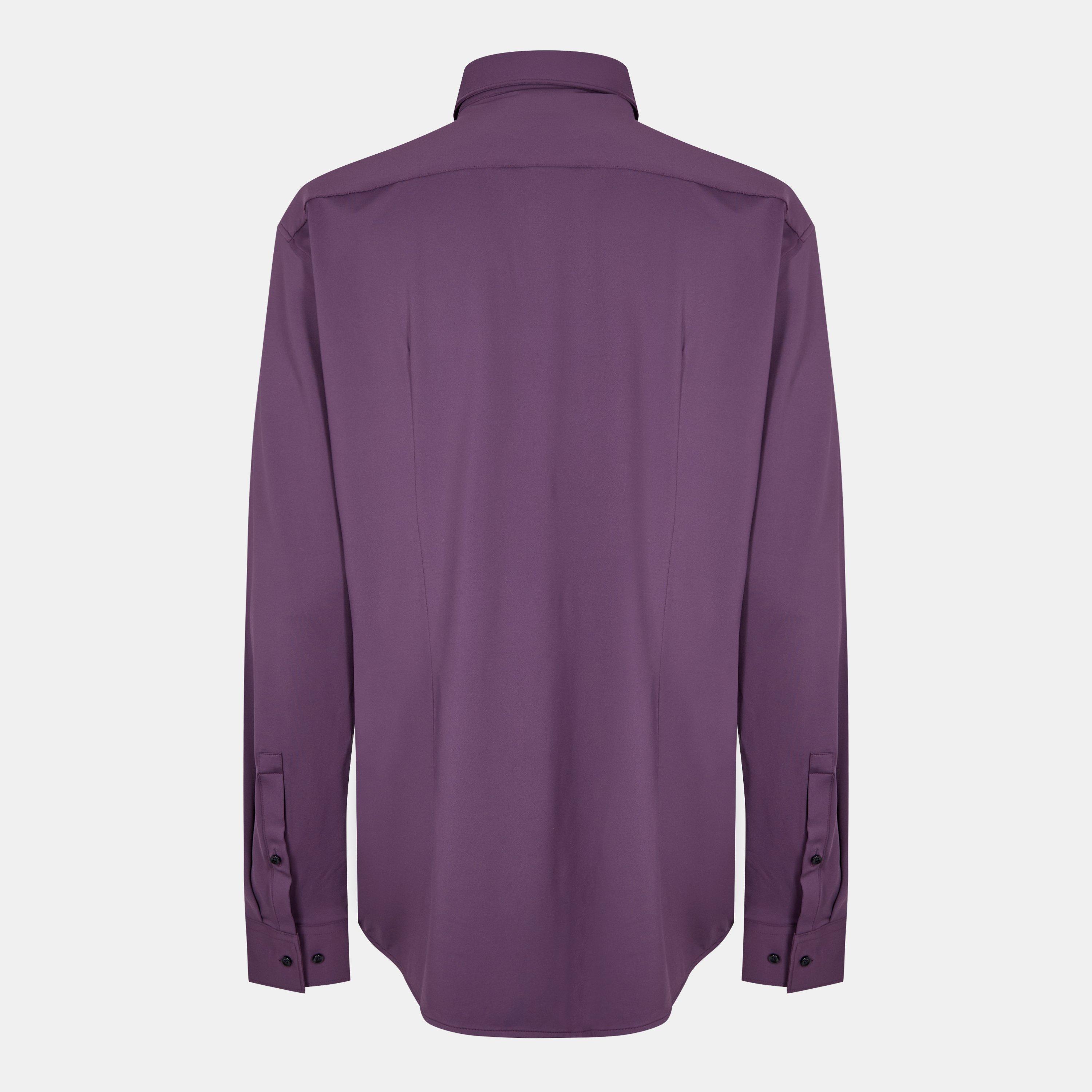 Open Purple 543 - Hugo - Men's Kenno Long-Sleeve Plain Shirt - 2