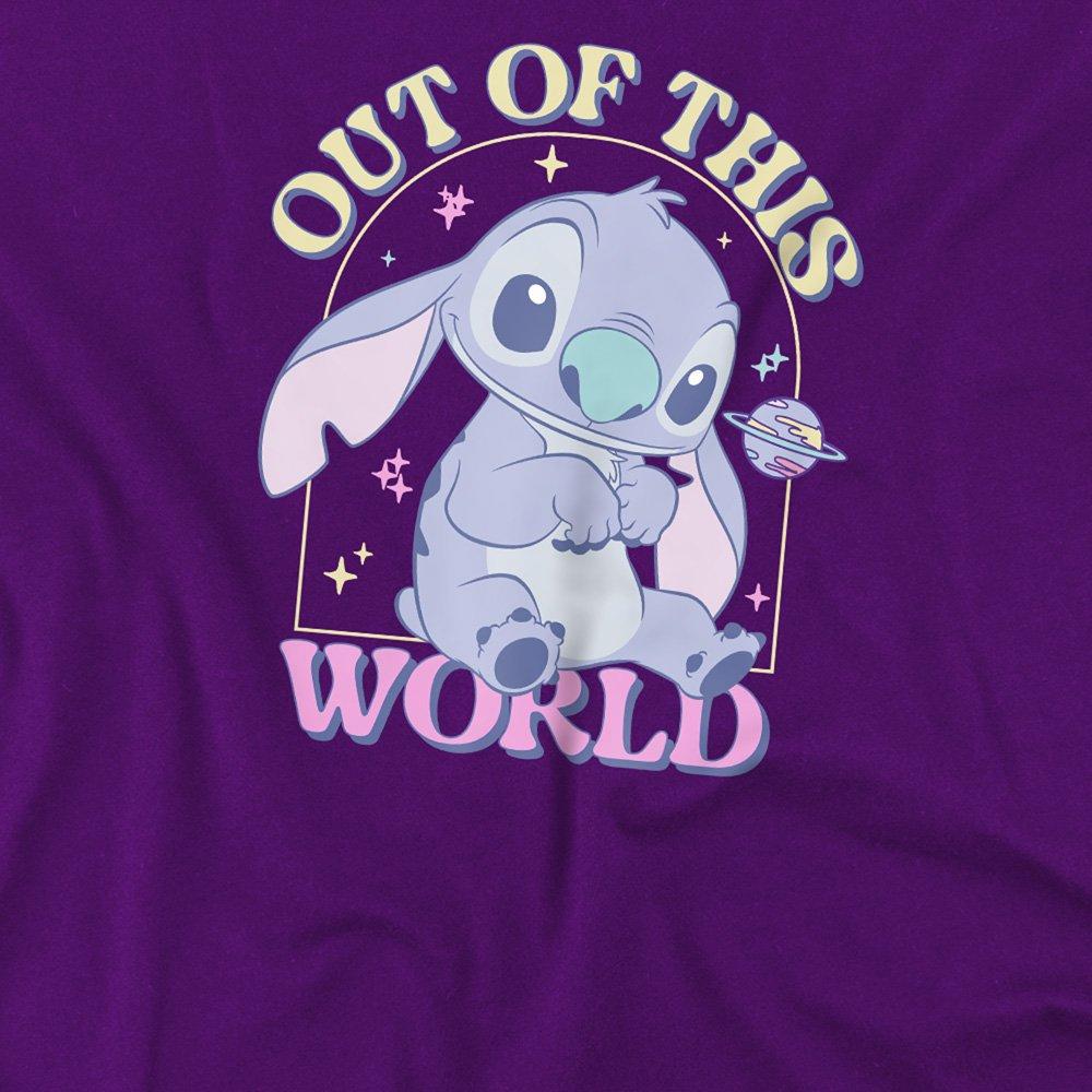 Purple - Disney - Lilo&Stitch Out Of This World Girls T-Shirt Purpl - 2