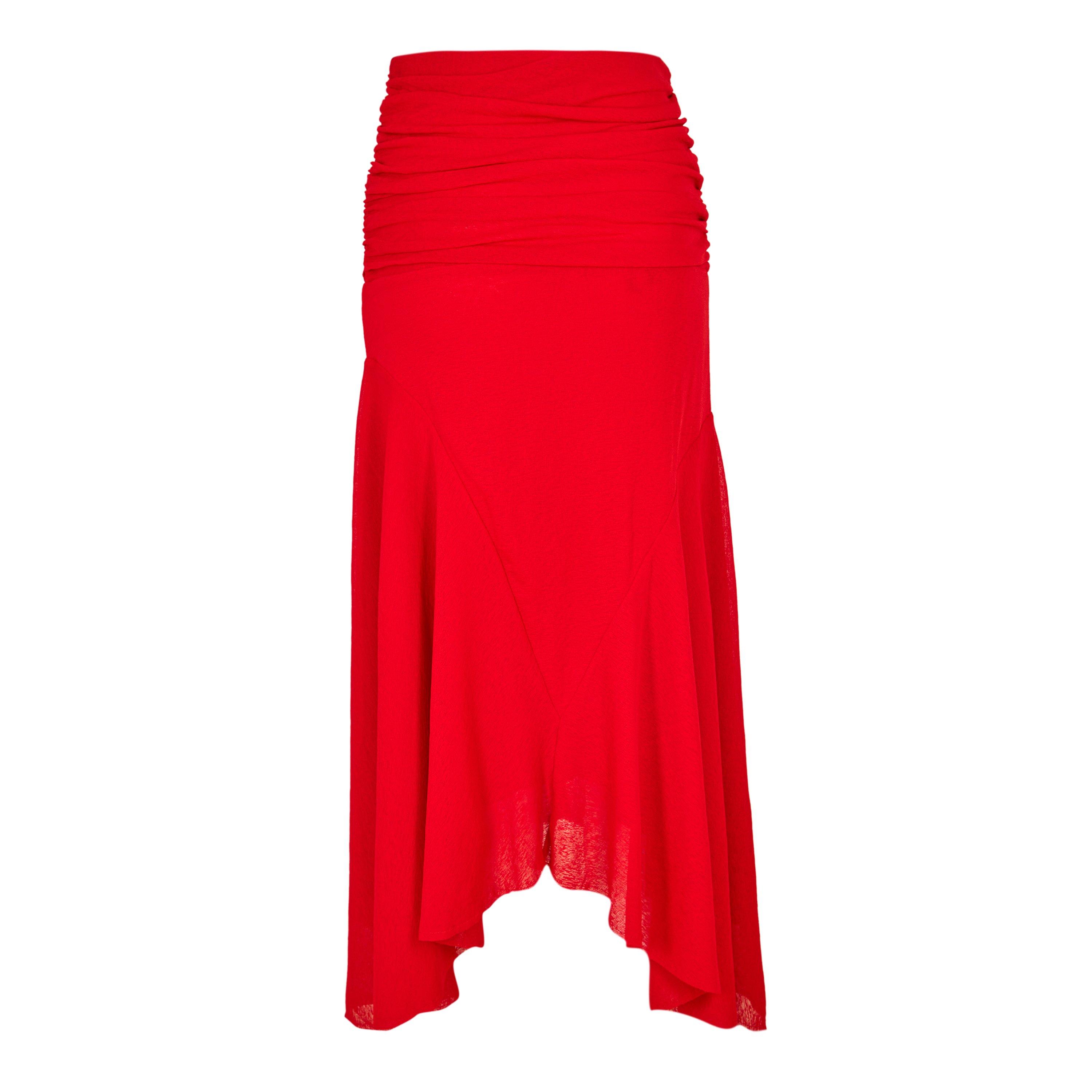 Goji Berry - Ganni - Women's Jersey Skirt - 2