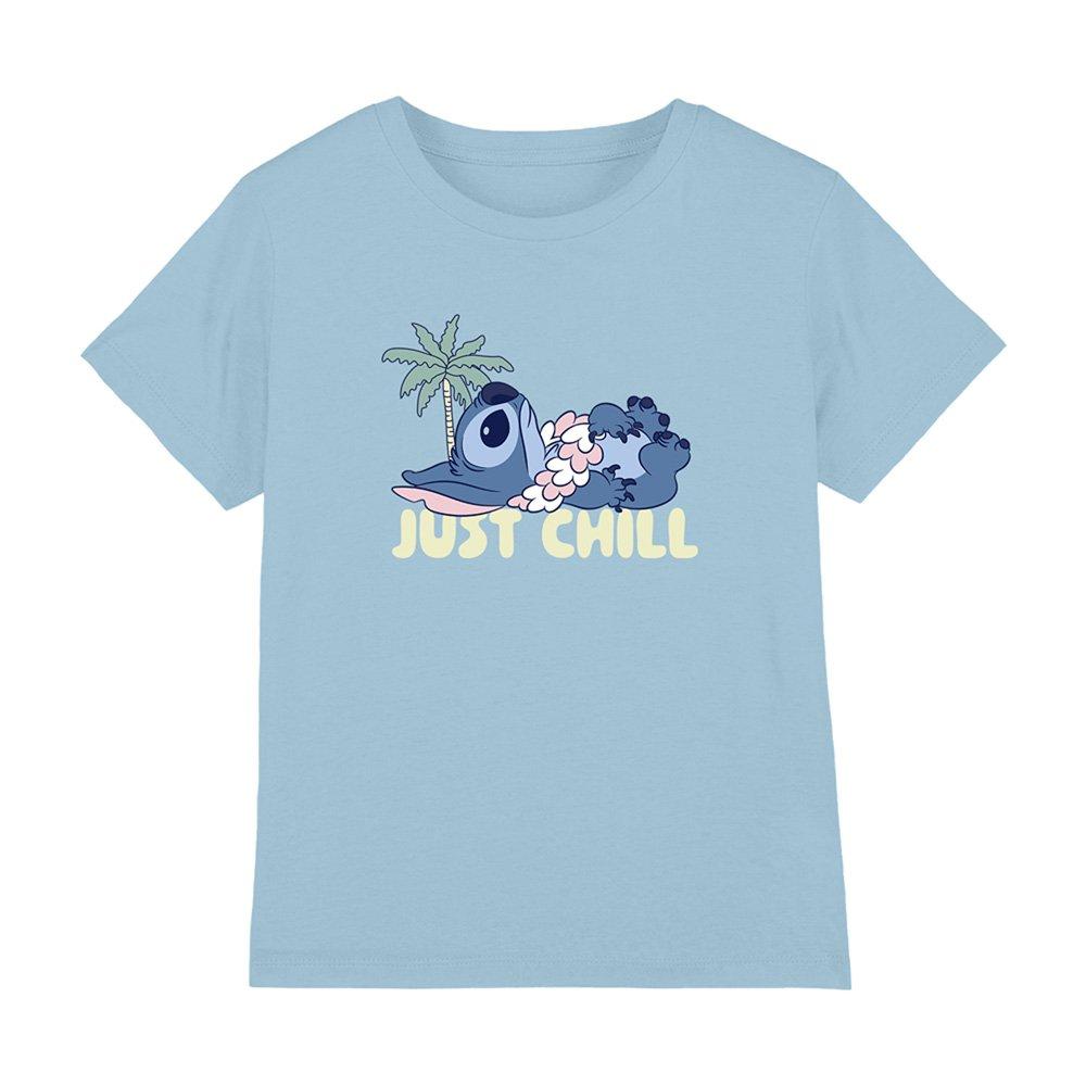 Disney Lilo&Stitch Just Chill Kids T-Shirt Sky Blue