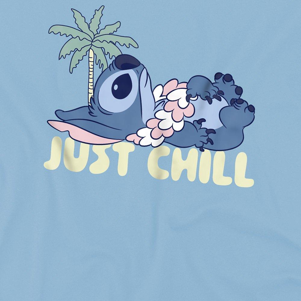 Baby Blue - Disney - Lilo&Stitch Just Chill Kids T-Shirt Sky Blue - 2
