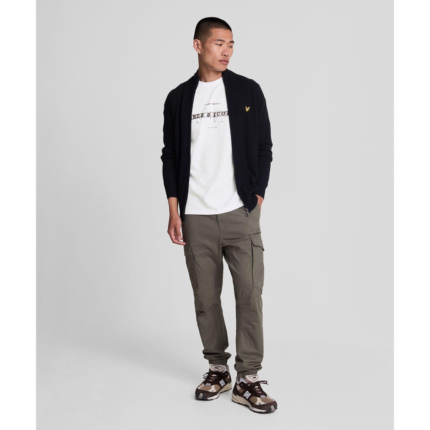 White - Lyle and Scott - Anatomy Of Type Graphic T-Shirt - 3