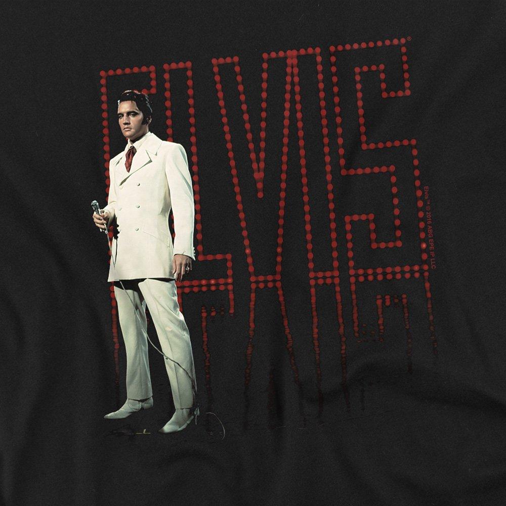 Black - Elvis Presley - White Suit Kids T-Shirt Black - 2