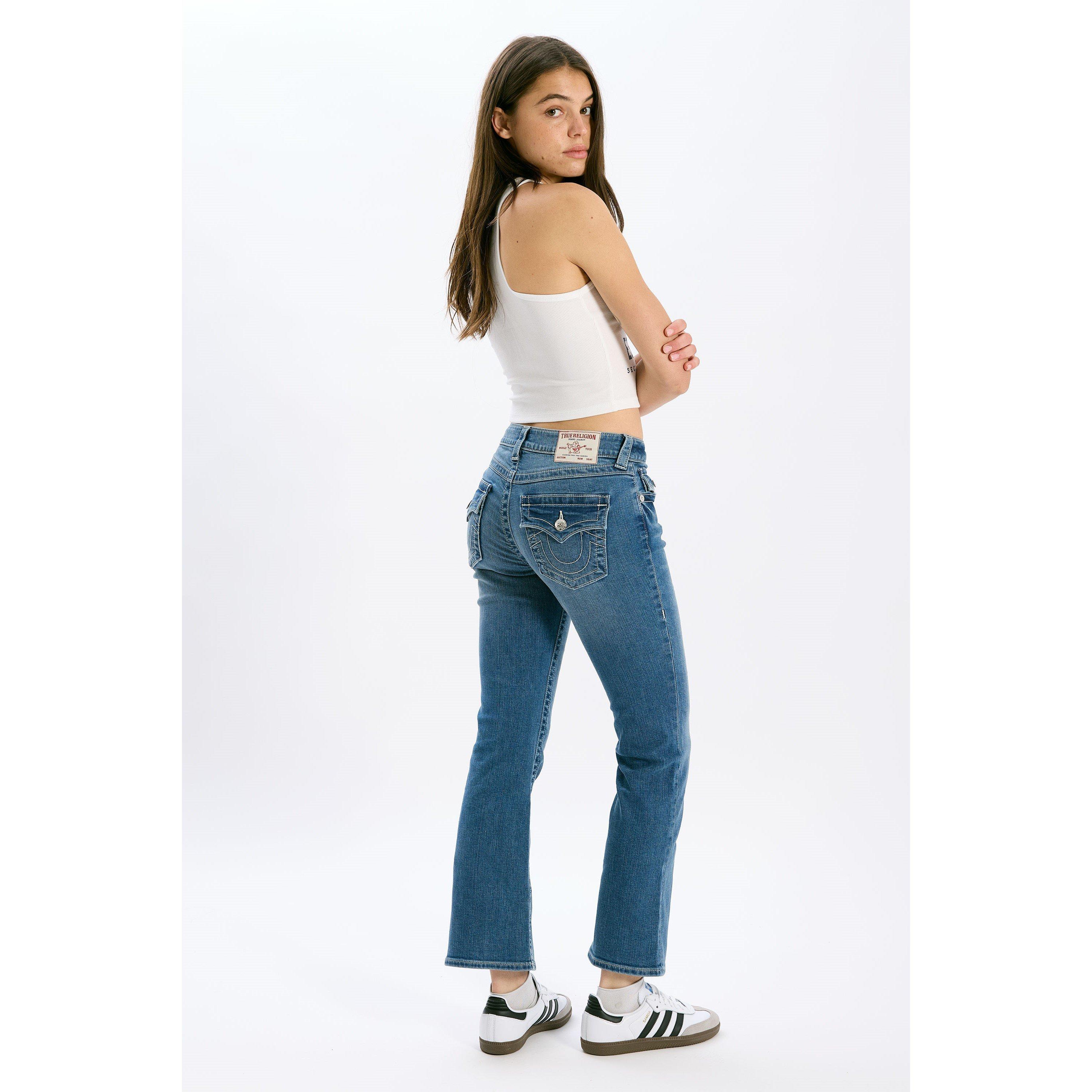 Medium Wash 2 - True Religion - K Flare Flap Ld99 - 3