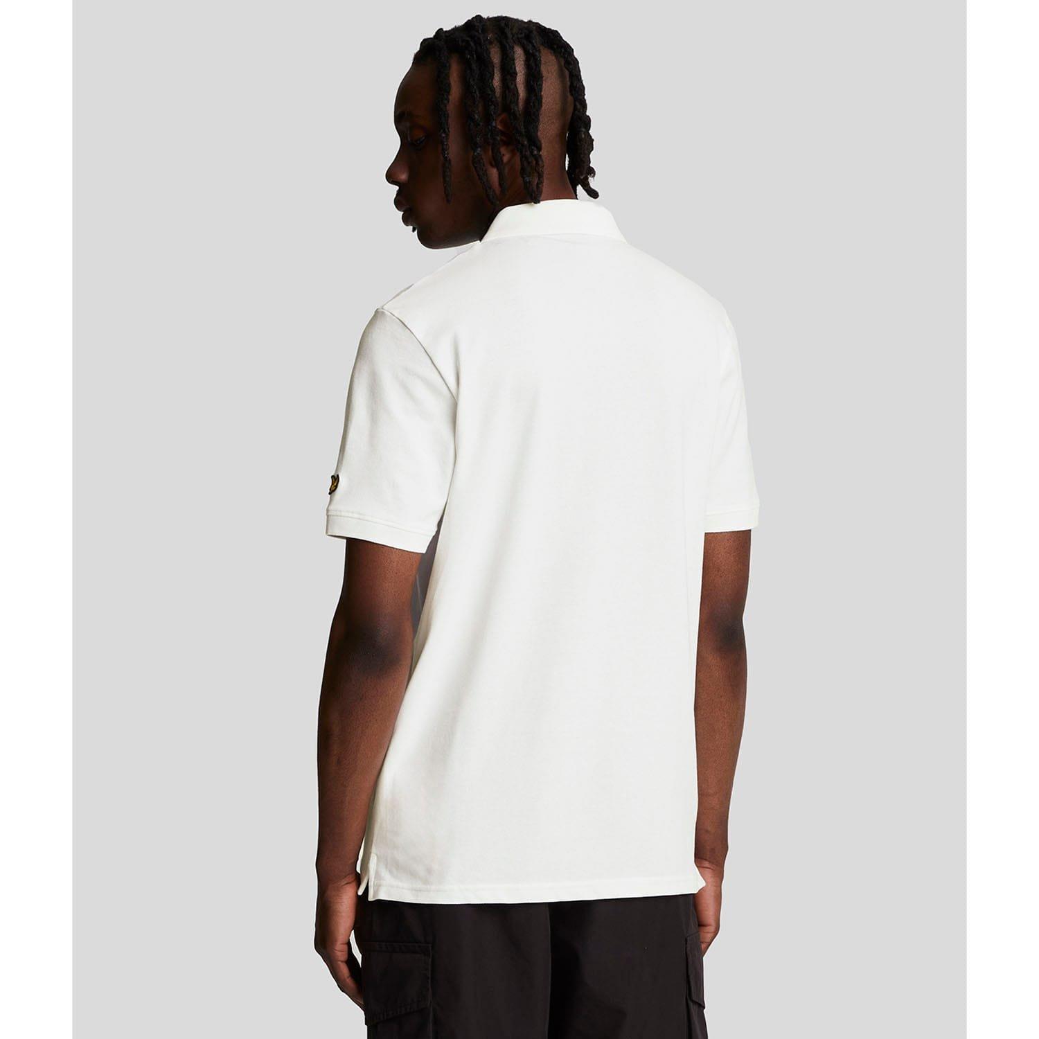 White Black - Lyle and Scott - Embroidered Polo Shirt - 3
