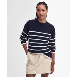 Barbour Belmore Striped Crew Neck Jumper