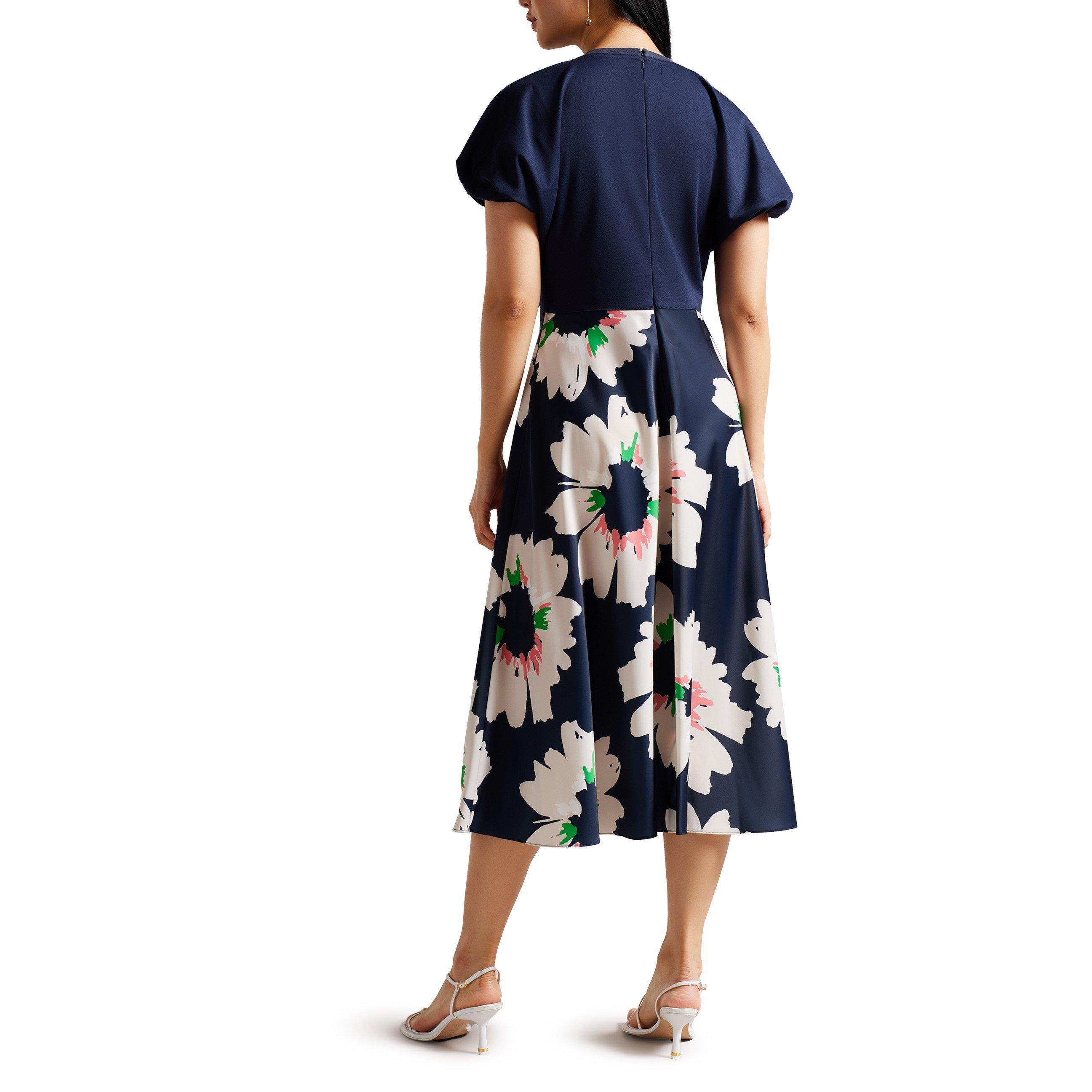 【TED BAKER】Daysiah Aラインドレス Ted Baker | Daysiah A Line Dress | Dk-Navy | SportsDirect.com