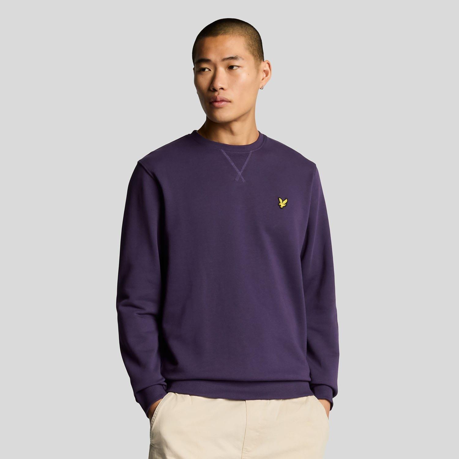 Purple - Lyle and Scott - Crewneck Sweatshirt - 2