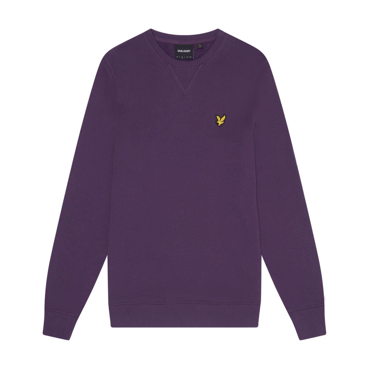 Purple - Lyle and Scott - Crewneck Sweatshirt - 5