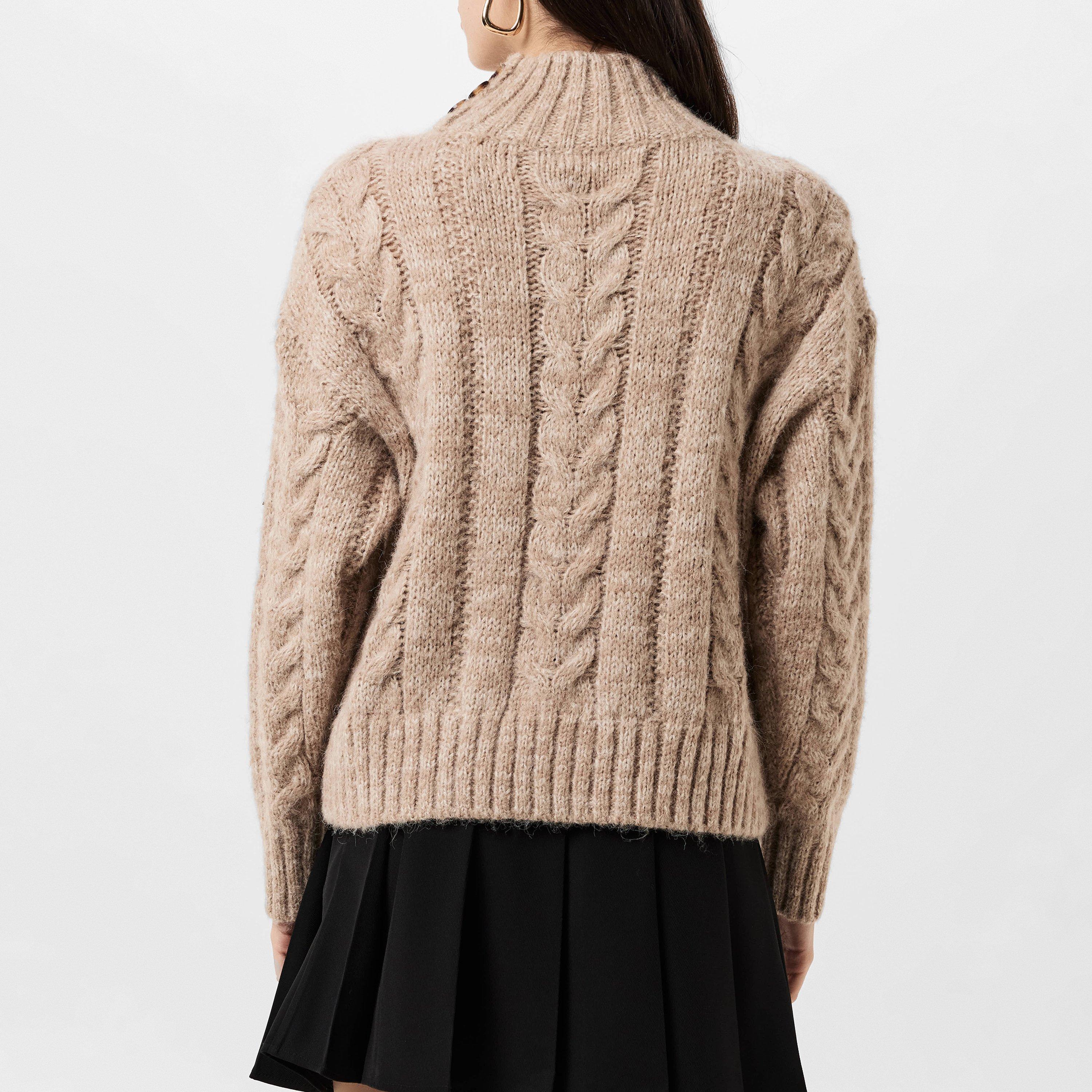 Visone argentato - Vero Moda - Women's Grace Crew Neck Jumper - 4