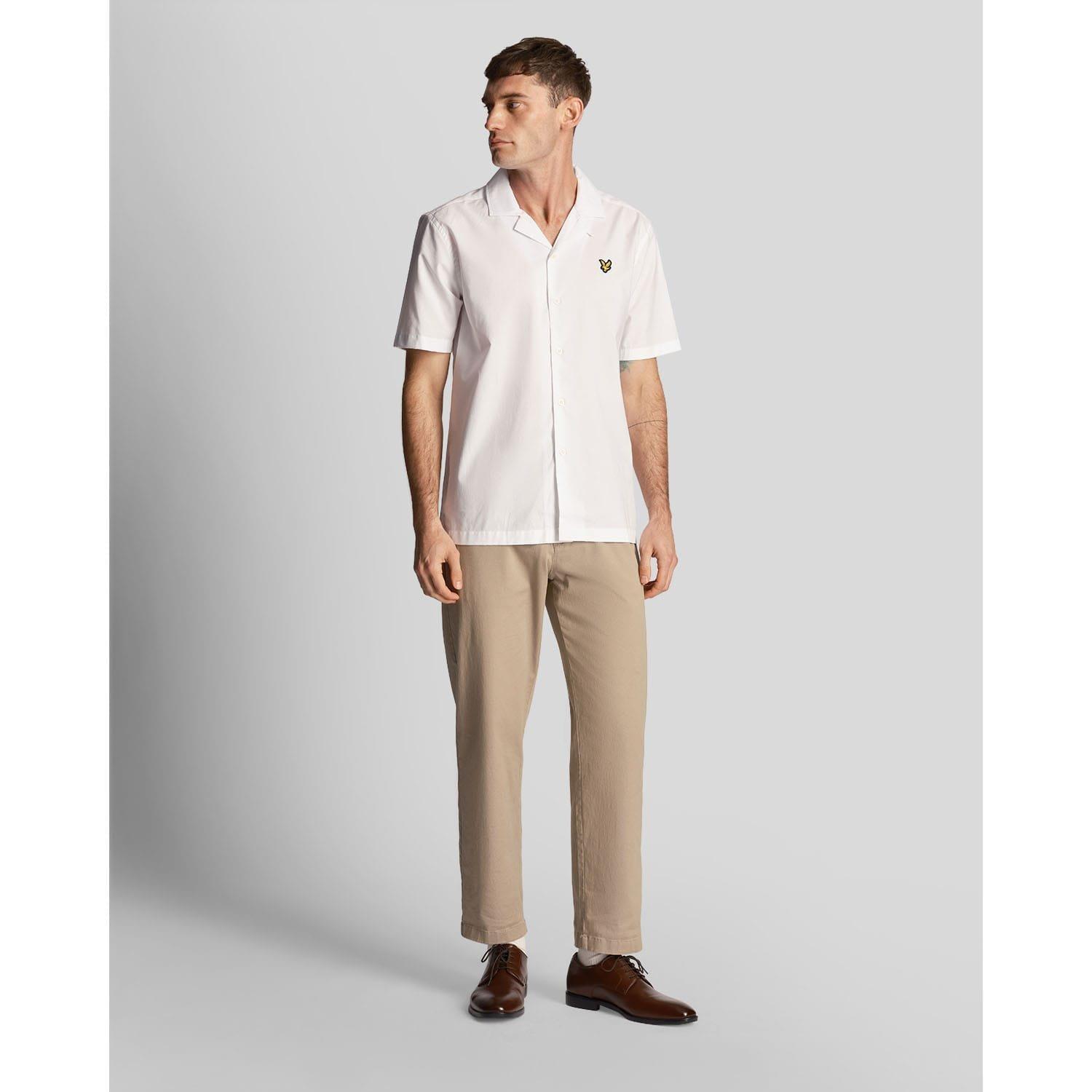 White - Lyle and Scott - Cotton Poplin Resort Shirt - 2