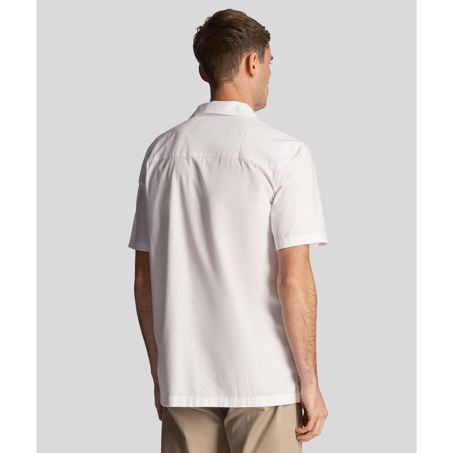 White - Lyle and Scott - Cotton Poplin Resort Shirt - 3