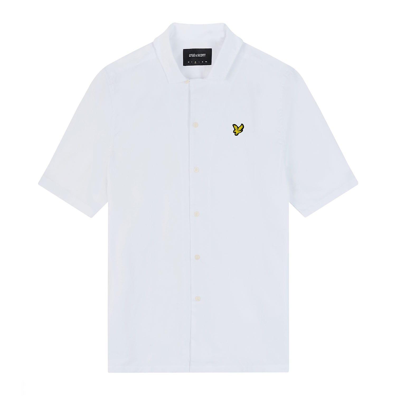White - Lyle and Scott - Cotton Poplin Resort Shirt - 5