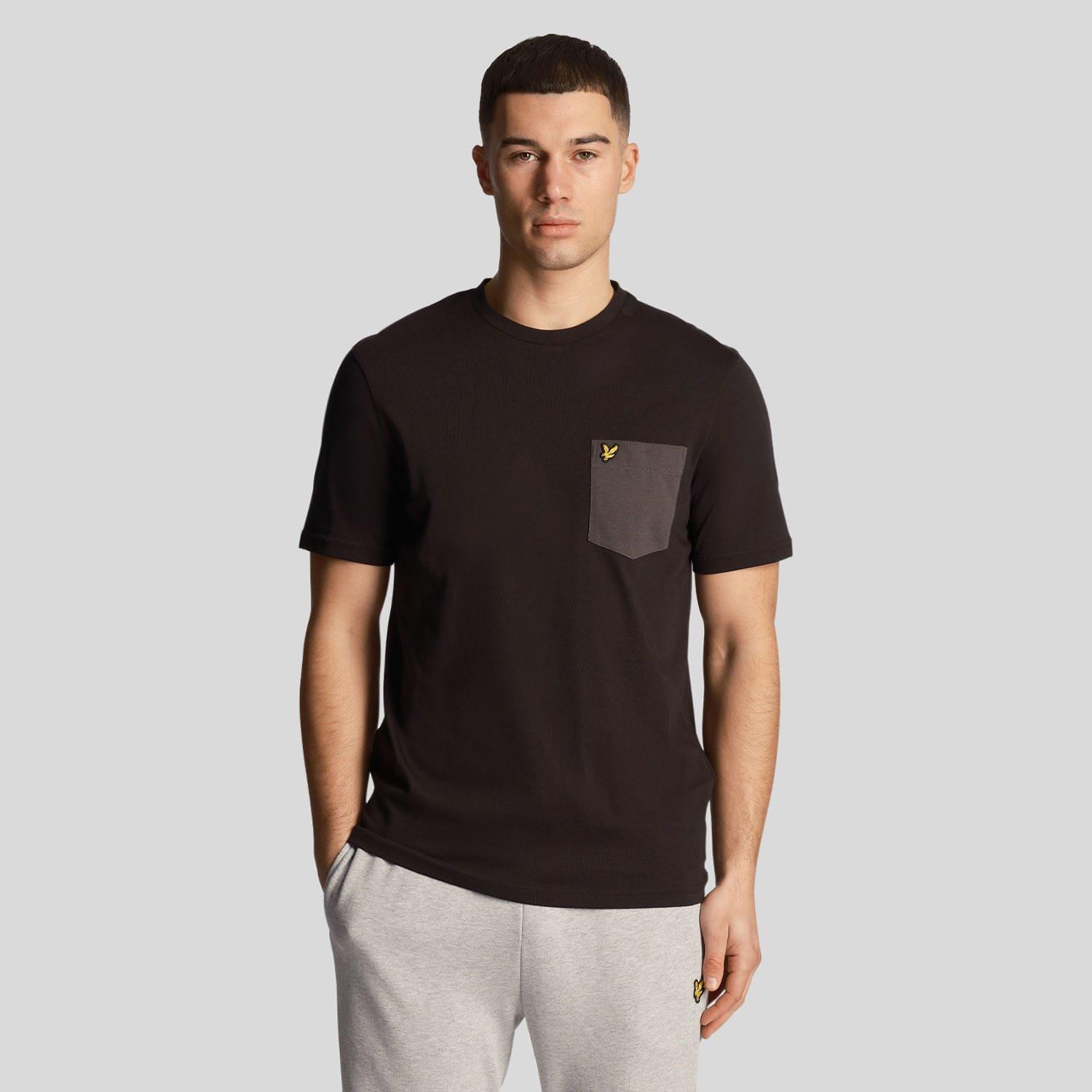 Lyle and Scott Contrast Pocket T-Shirt