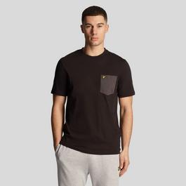 Lyle and Scott Contrast Pocket T-Shirt