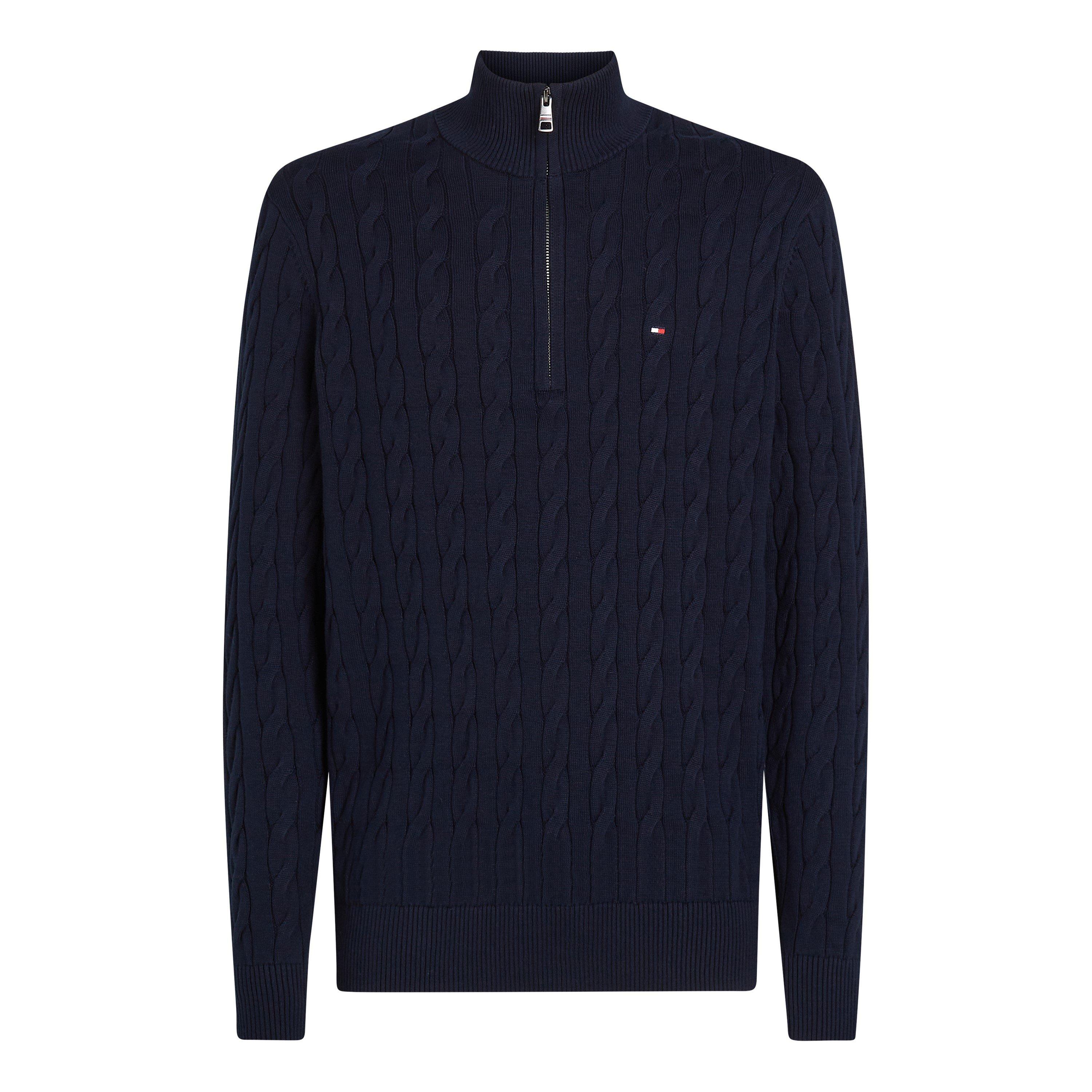 Tommy hilfiger half zip pullover hotsell