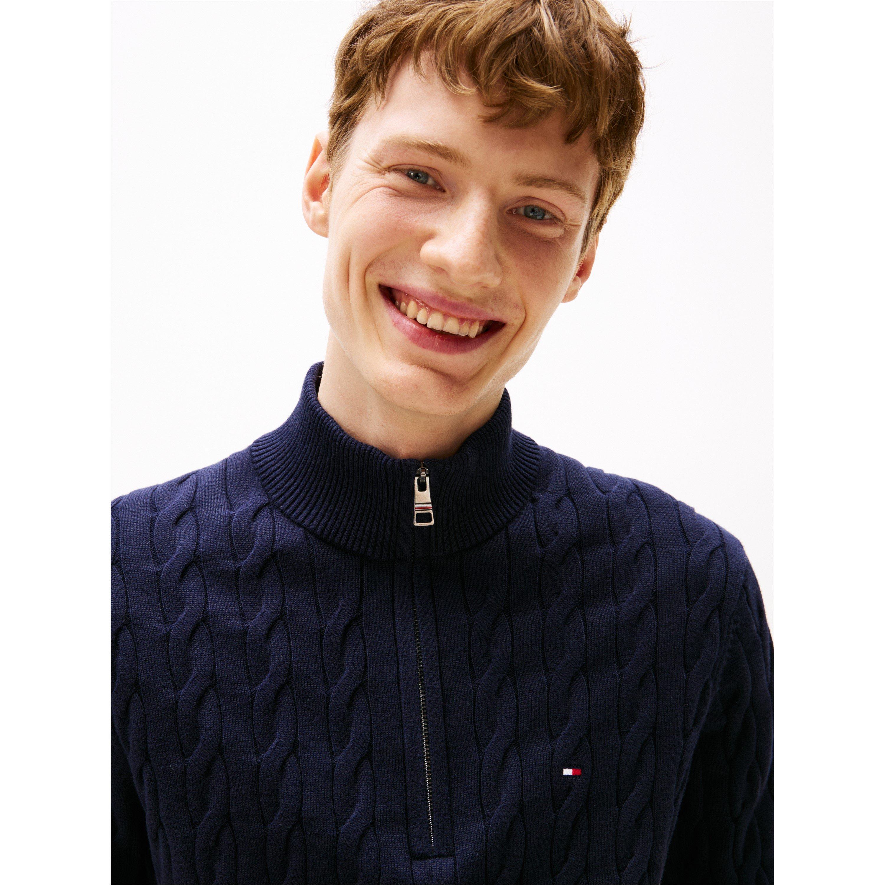 Desert Sky DW5 - Tommy Hilfiger - Half-zip sweater - 5