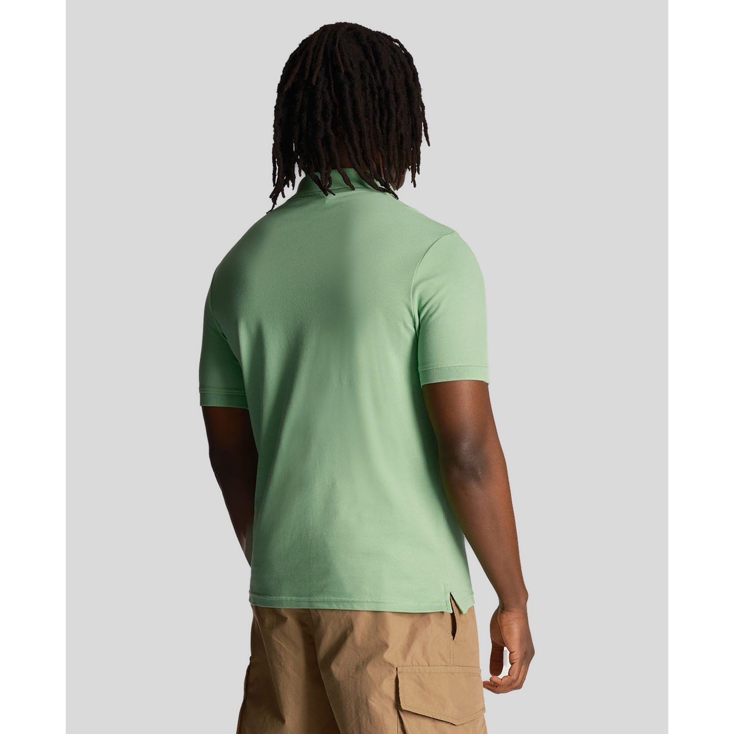 Green - Lyle and Scott - Embroidered Polo Shirt - 3