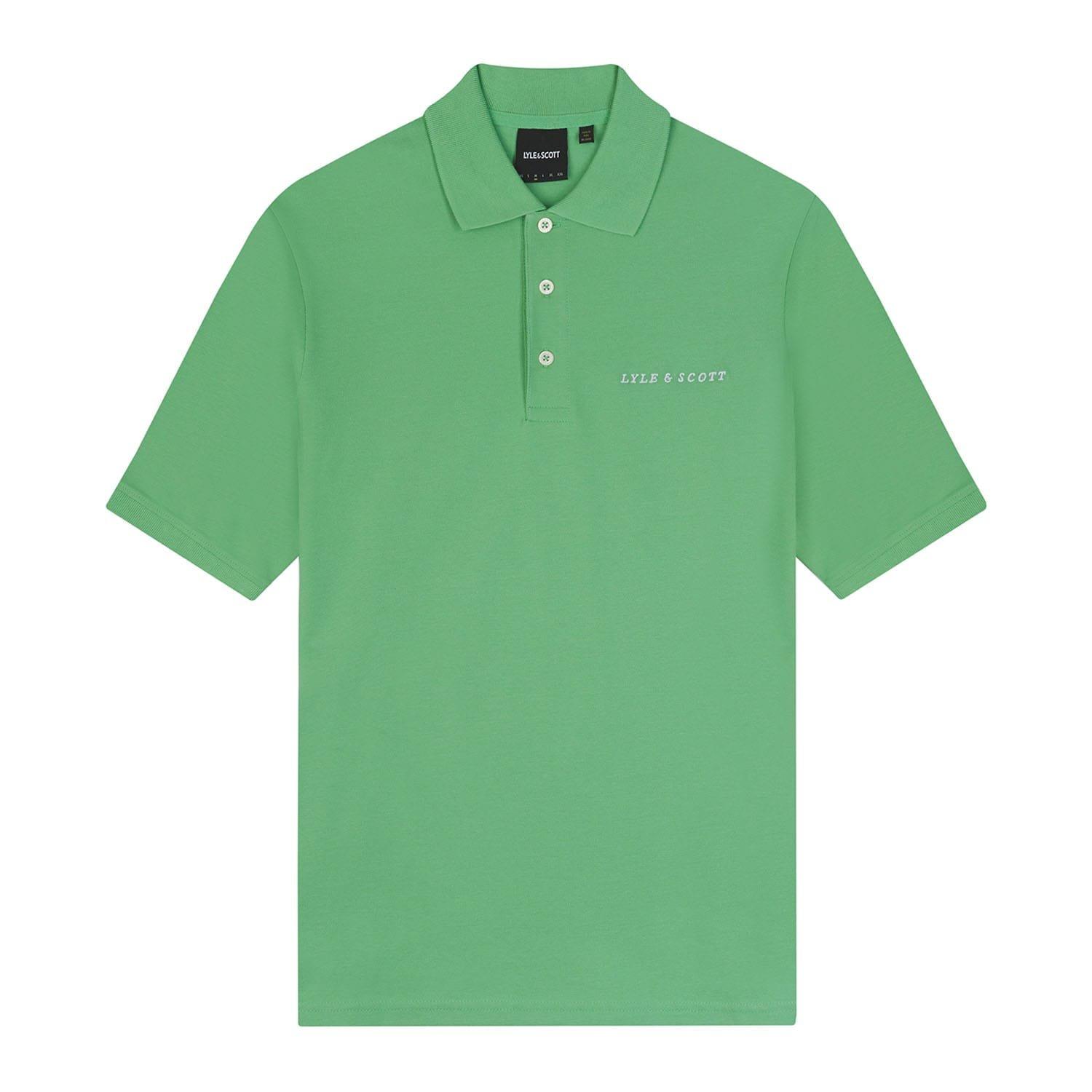 Green - Lyle and Scott - Embroidered Polo Shirt - 5