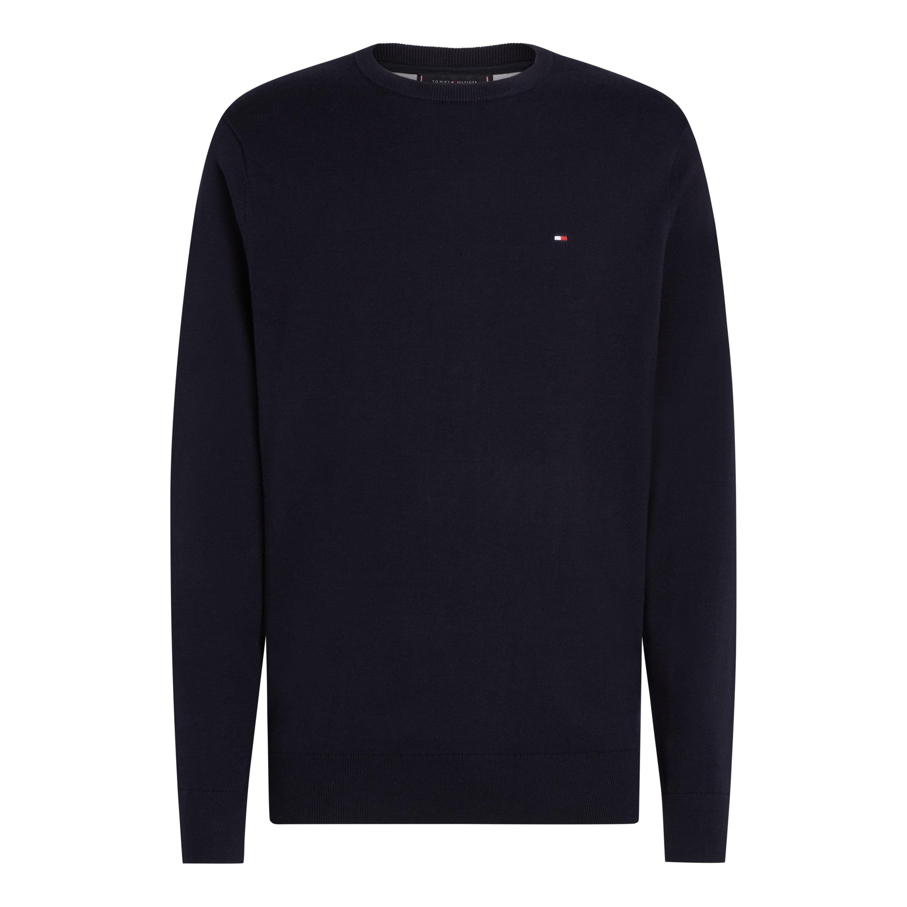 Desert Sky - Tommy Hilfiger - Essential Cotton Crew Neck Pullover sweater - 1