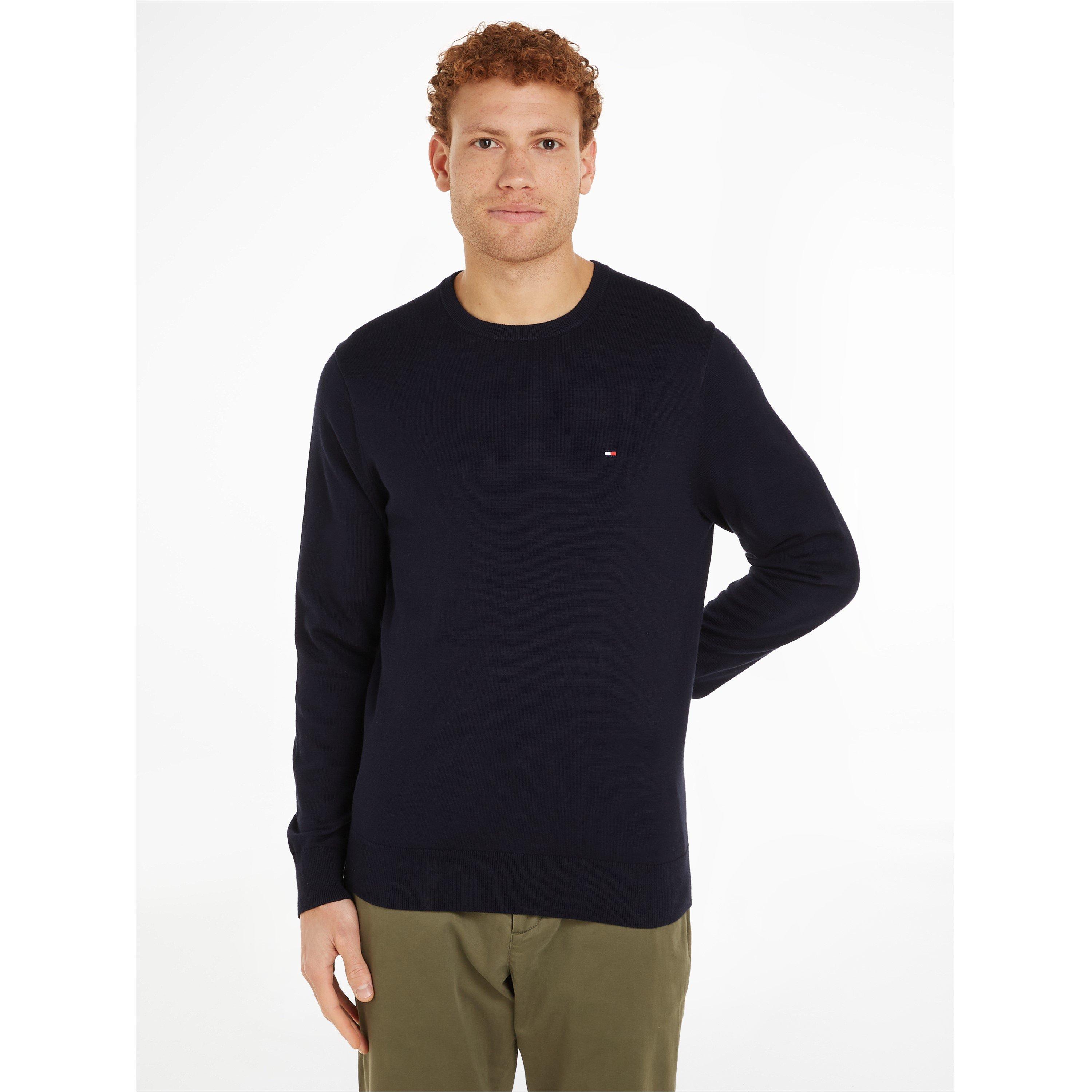 Desert Sky - Tommy Hilfiger - Essential Cotton Crew Neck Pullover sweater - 3
