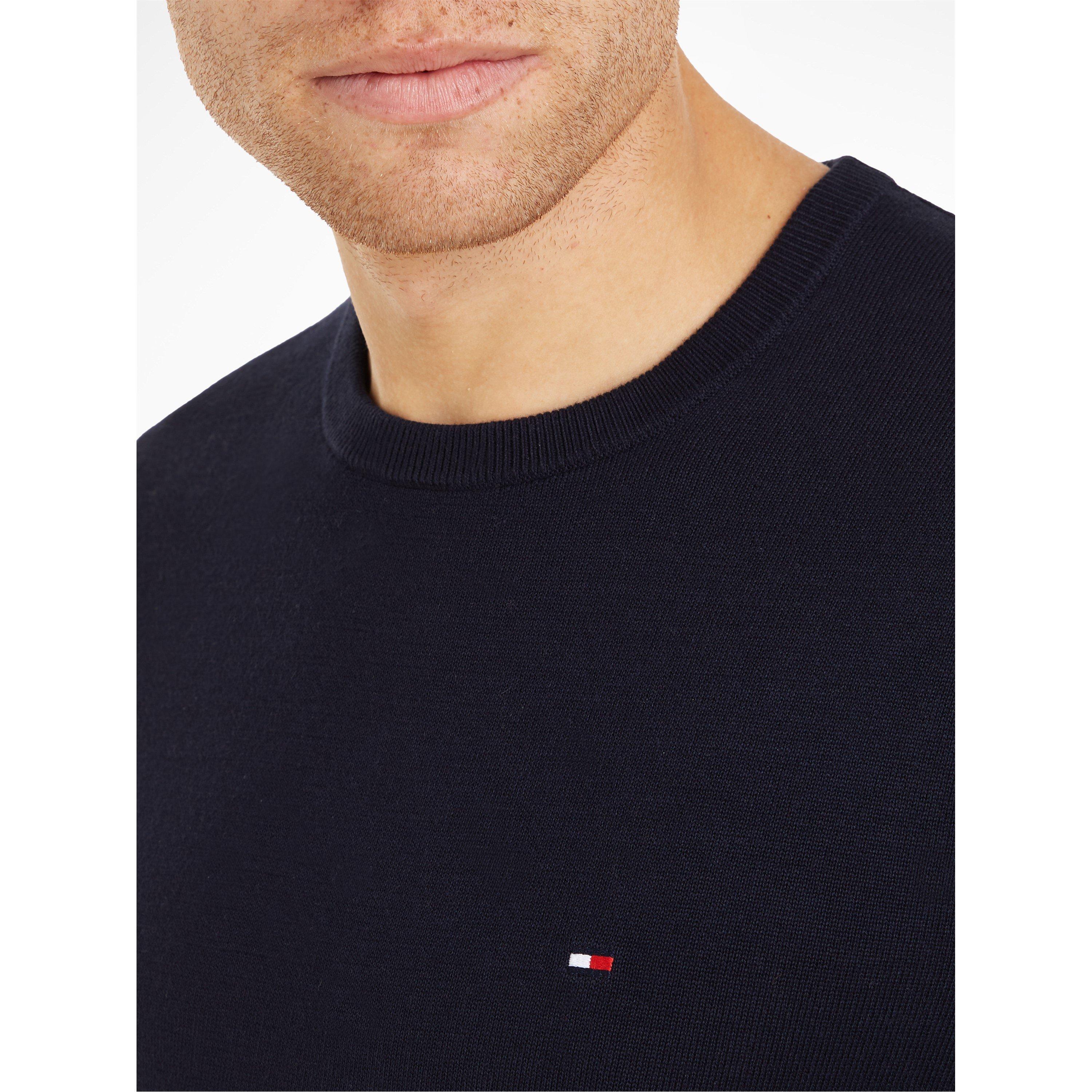 Desert Sky - Tommy Hilfiger - Essential Cotton Crew Neck Pullover sweater - 5