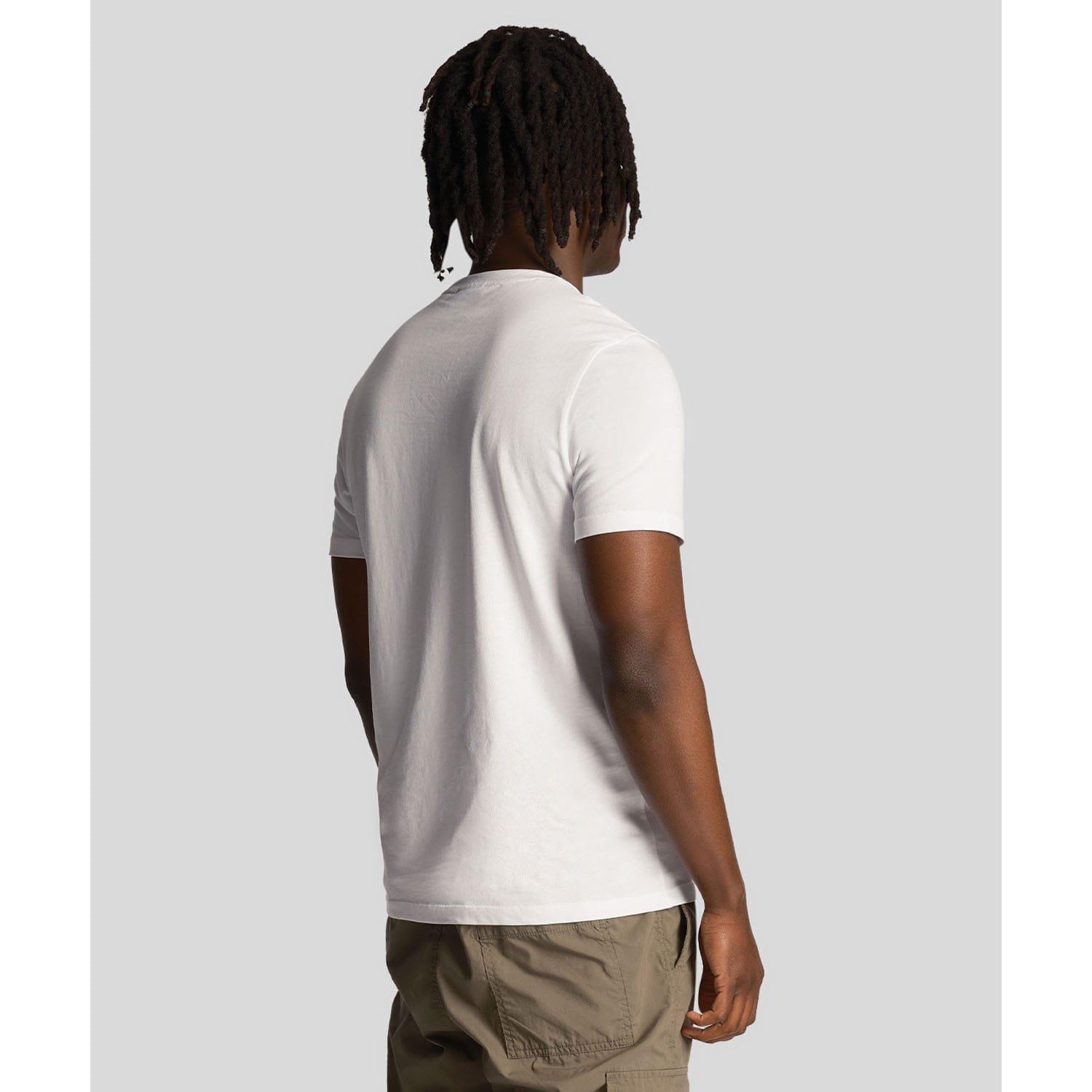 White - Lyle and Scott - Pocket T-Shirt - 3