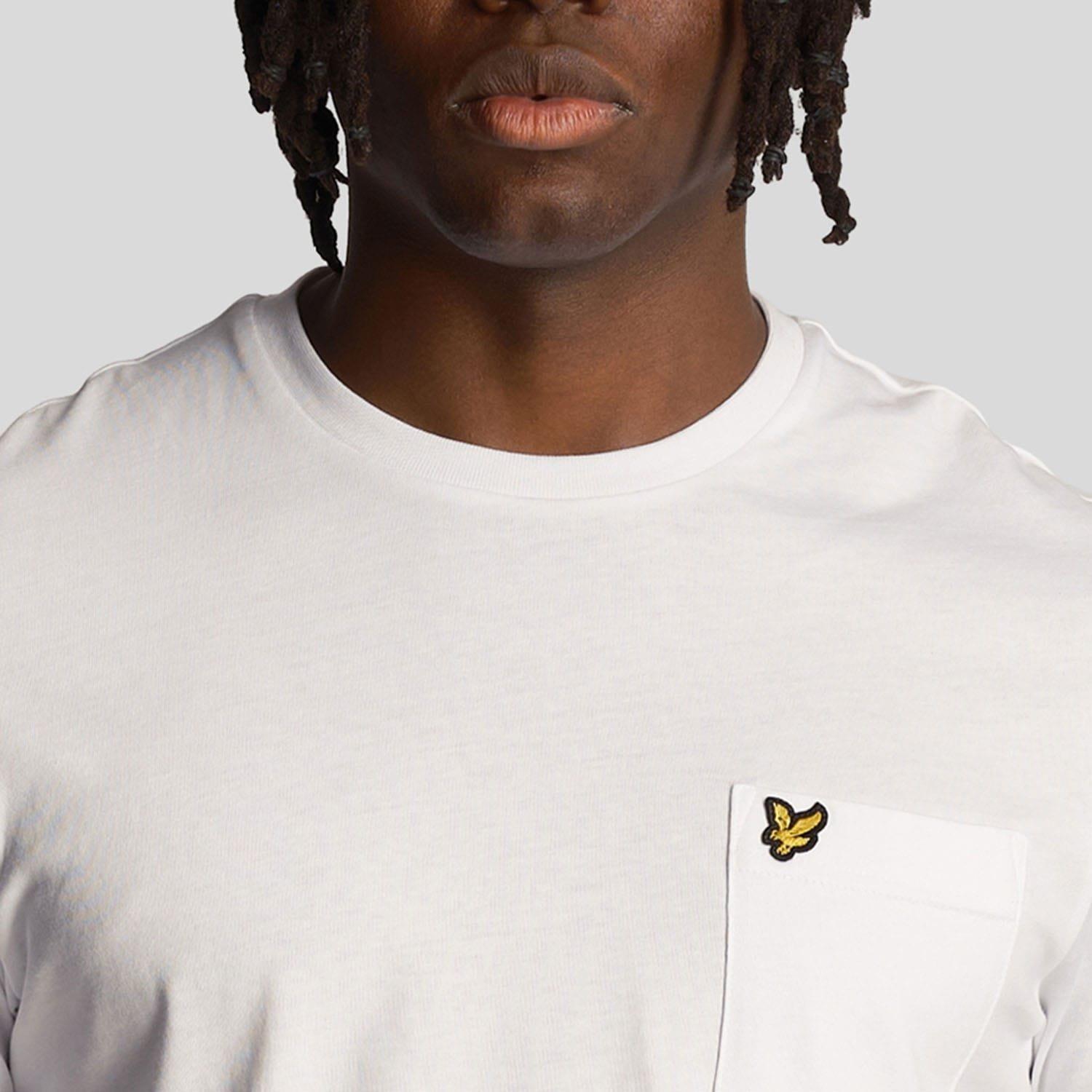 White - Lyle and Scott - Pocket T-Shirt - 4