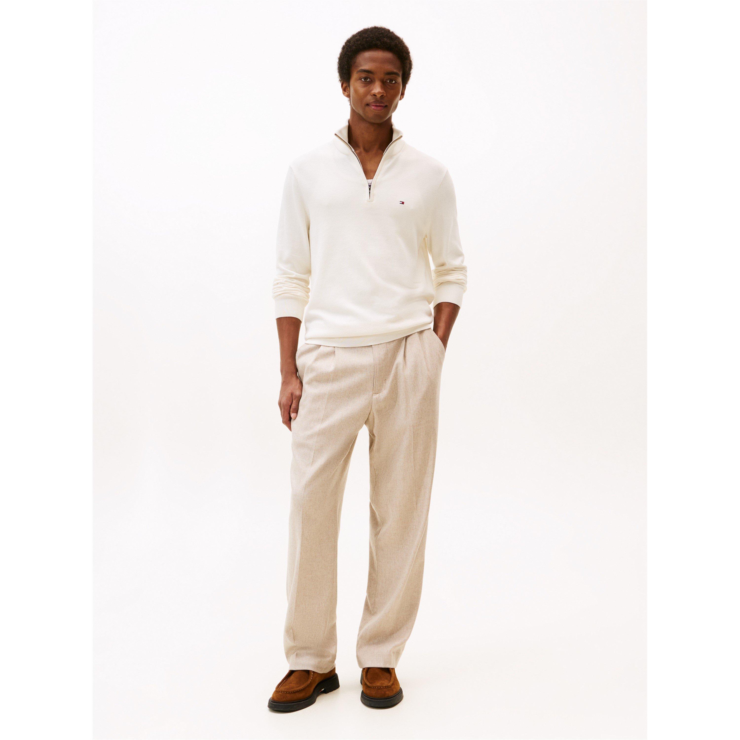 Ivory Petal Z00 - Tommy Hilfiger - Half-zip sweater - 3