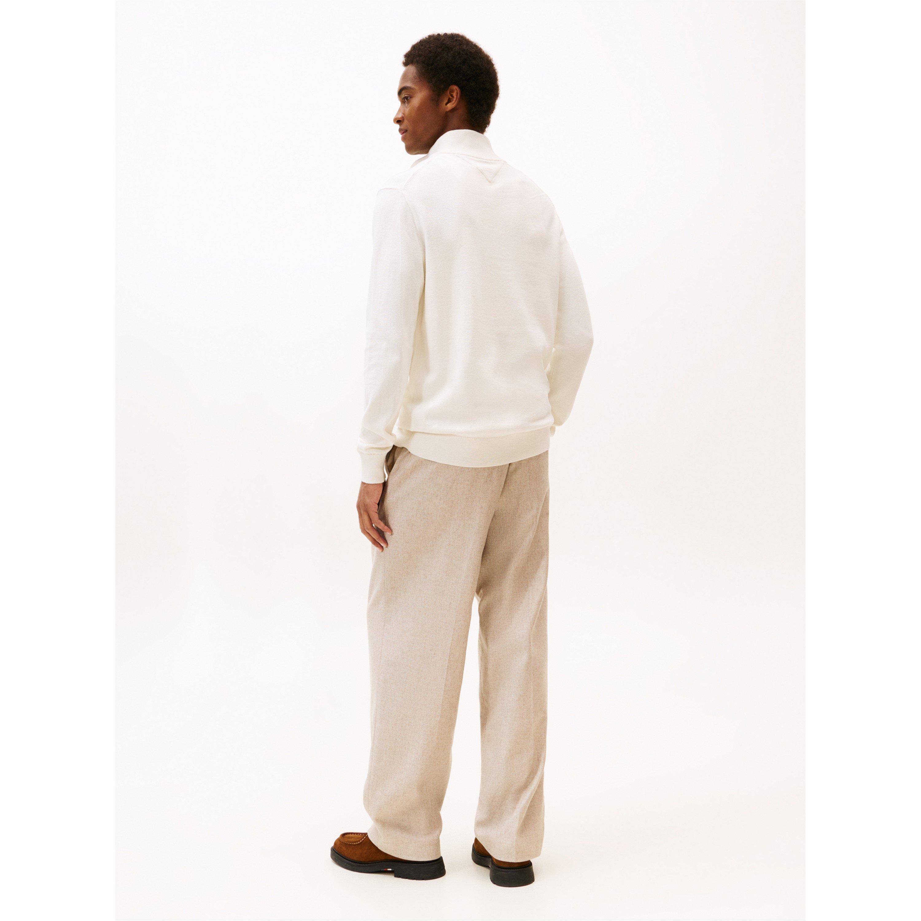 Ivory Petal Z00 - Tommy Hilfiger - Half-zip sweater - 4