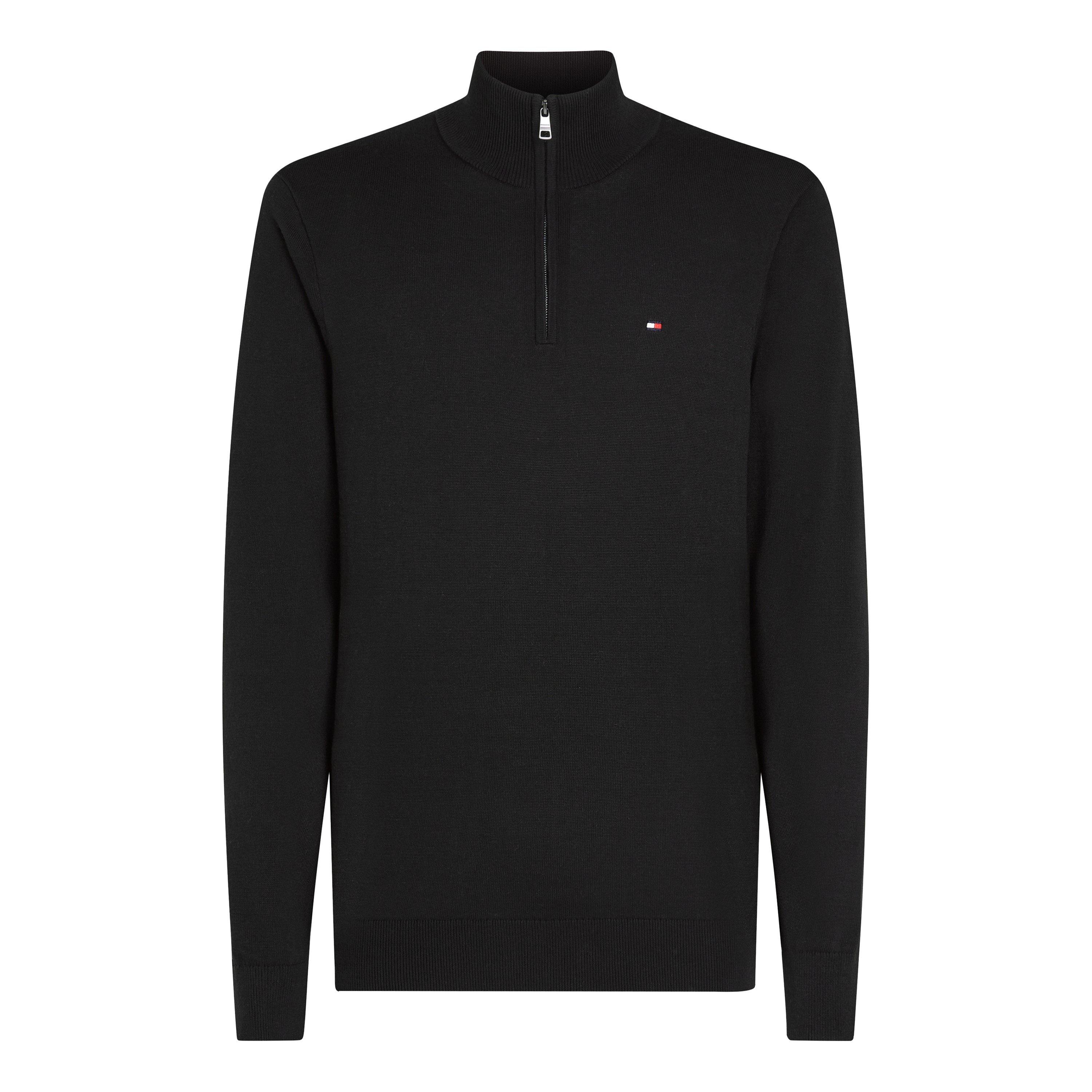 Black BDS - Tommy Hilfiger - Half-zip sweater - 1