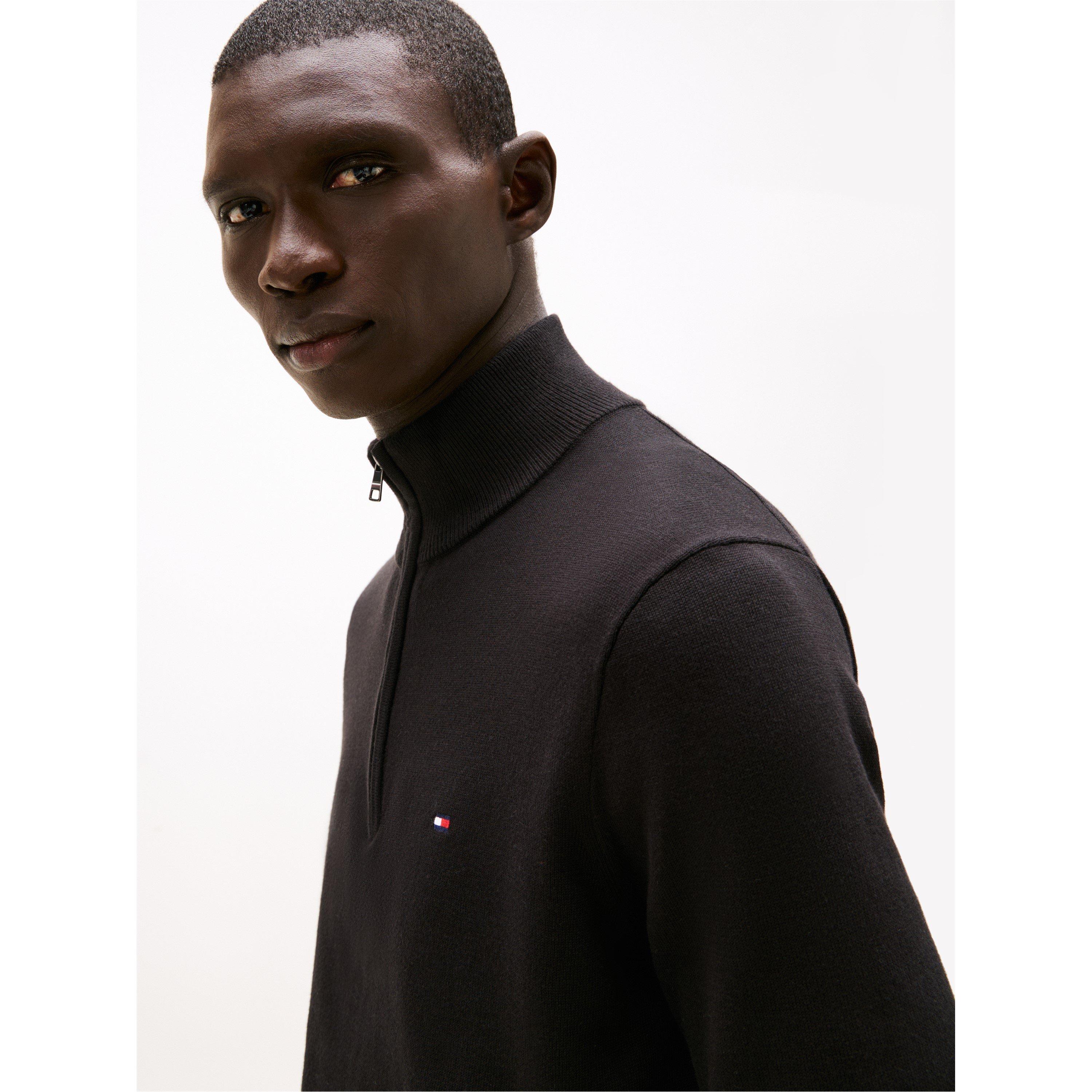 Black BDS - Tommy Hilfiger - Half-zip sweater - 5