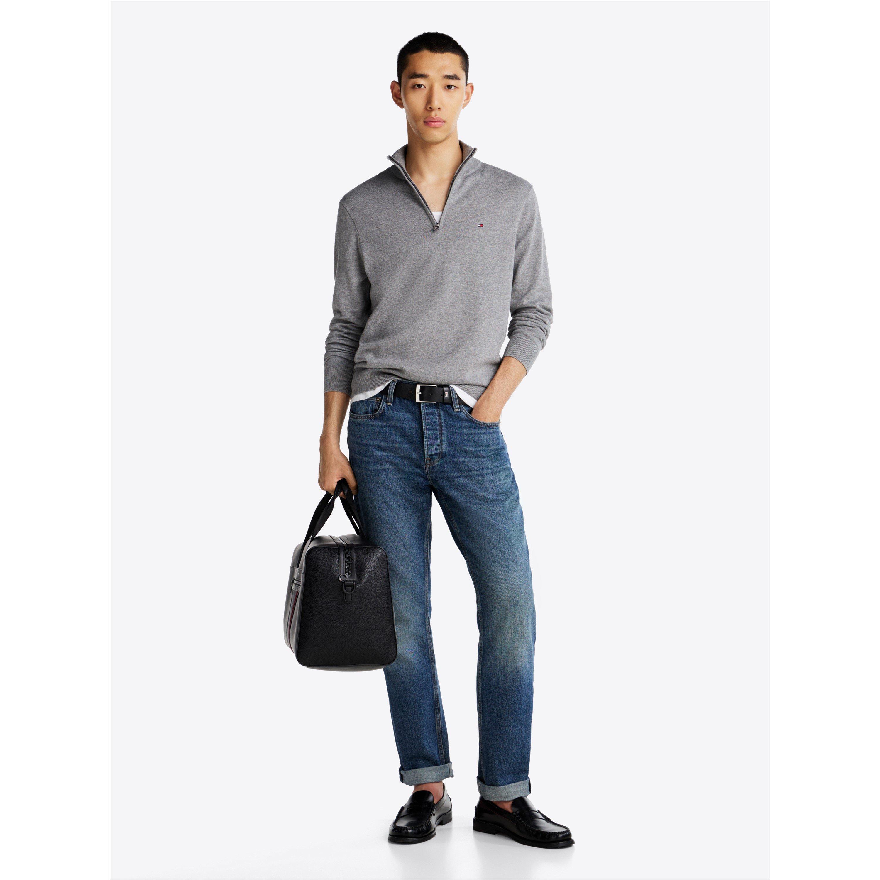 Medium Grey P91 - Tommy Hilfiger - Half-zip sweater - 4