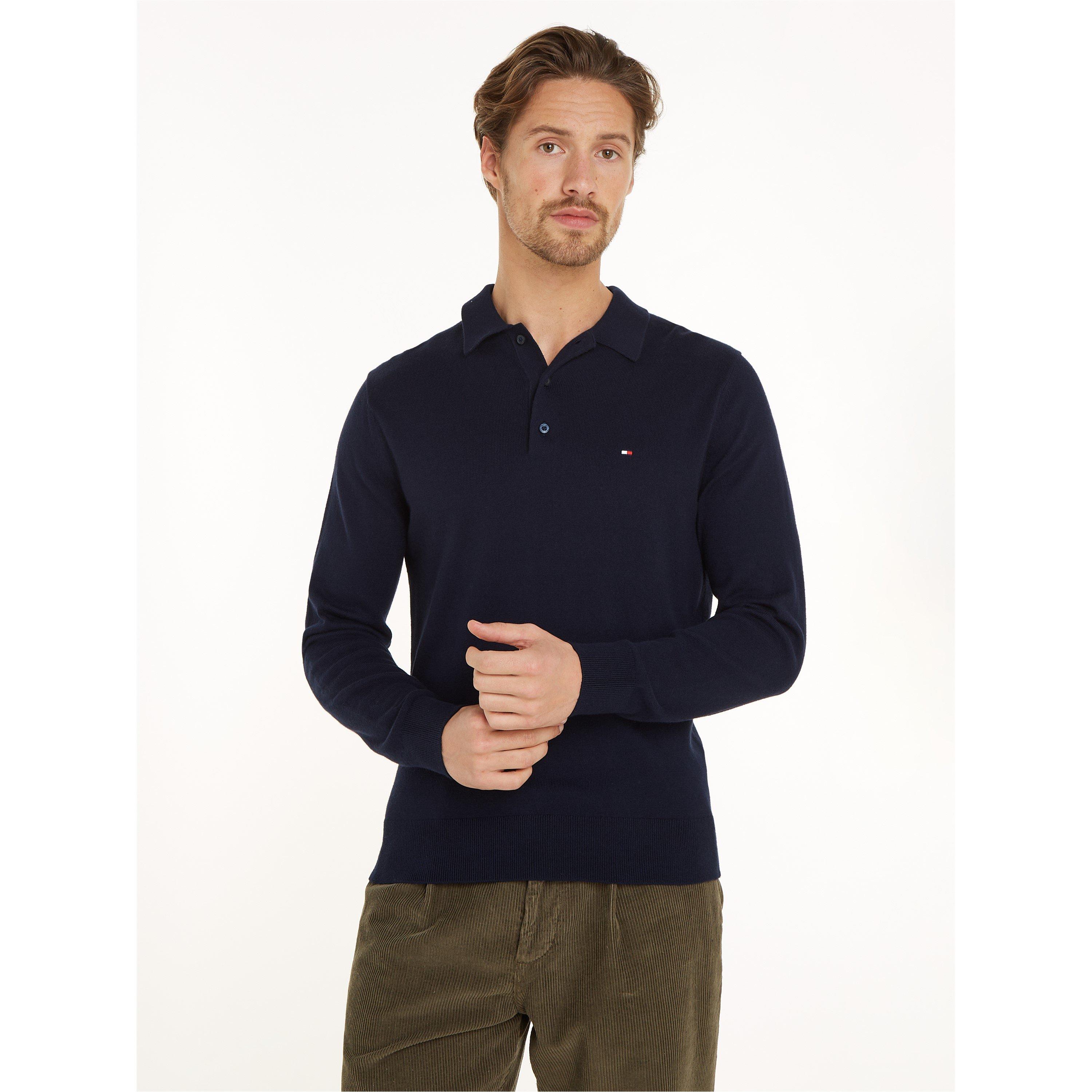Tommy Hilfiger Organic Cotton Cashmere Sweater - Desert Sky - S
