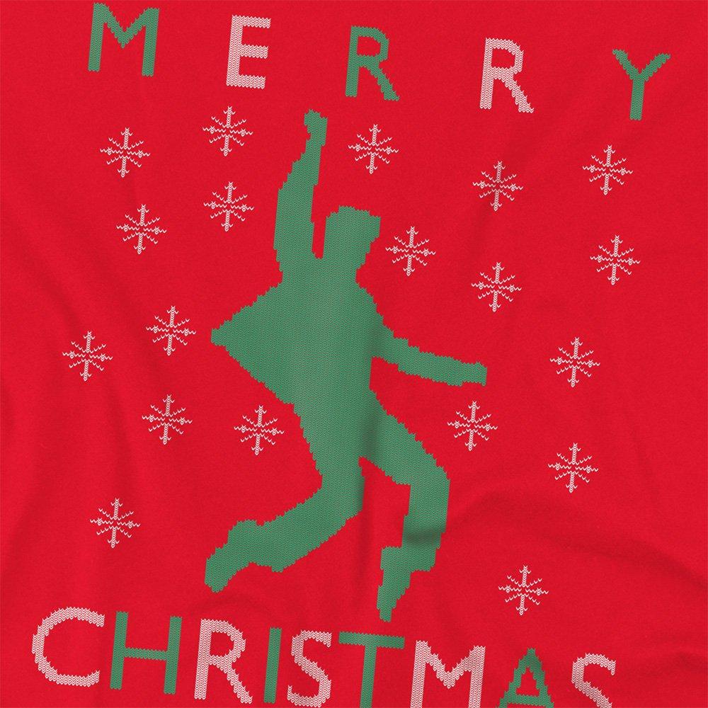 Red - Elvis Presley - Elvis Dancing Ugly Christmas T-Shirt Red - 2