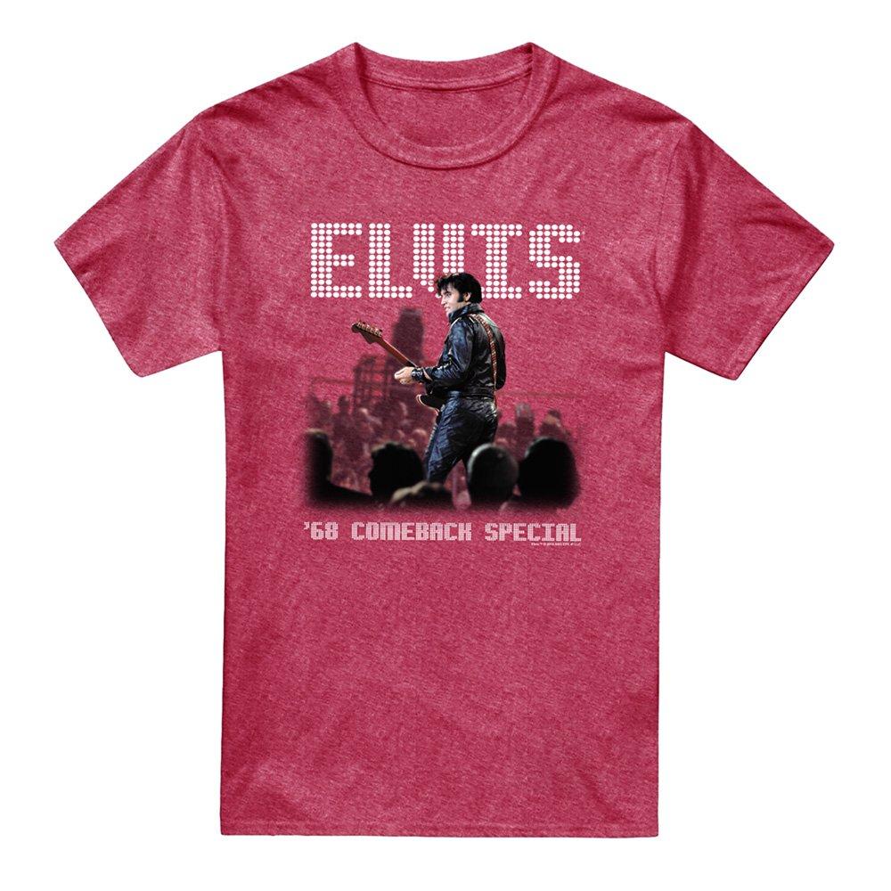 Red - Elvis Presley - Elvis Presley Return Of The King T-Shirt Red - 4