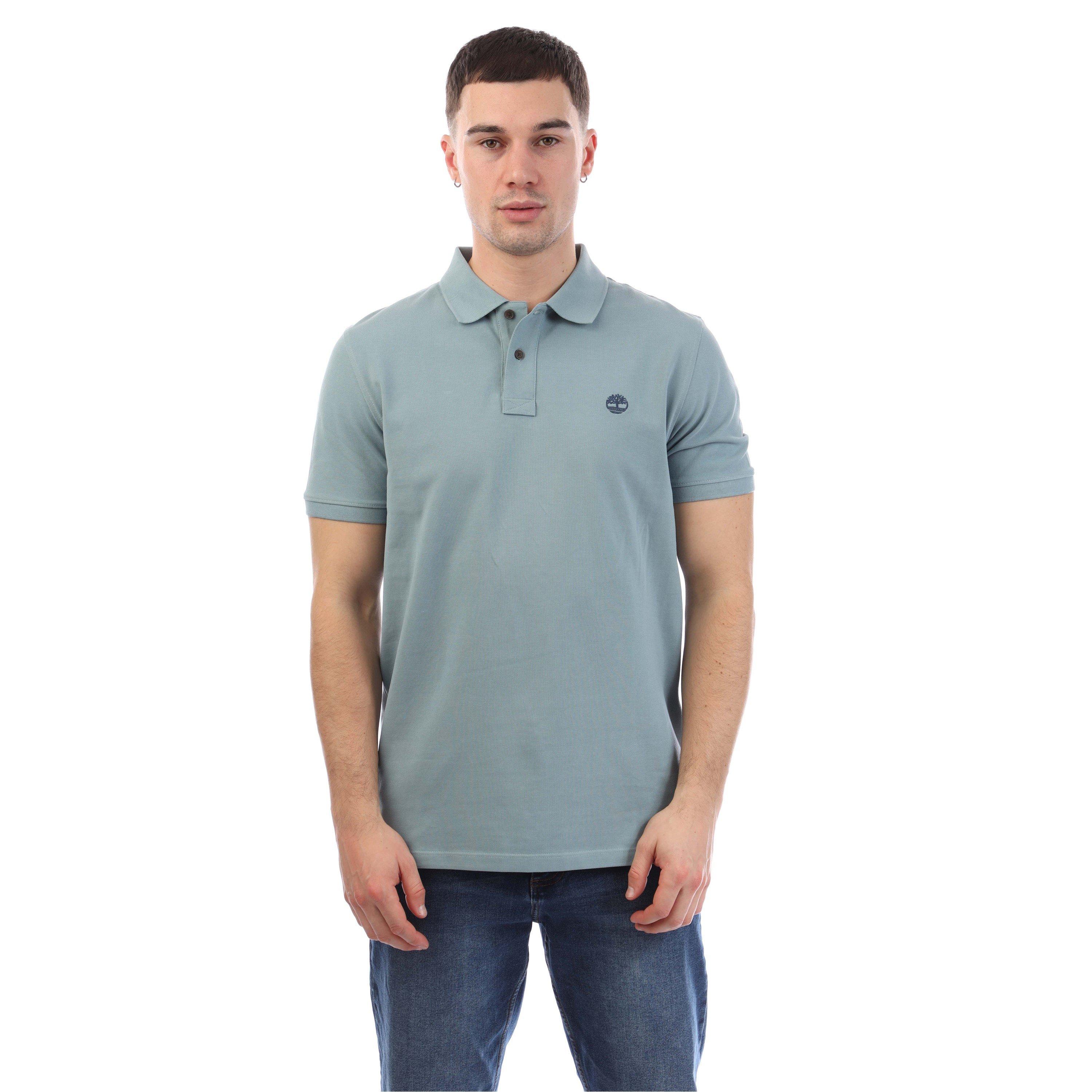 Blue - Timberland - Millers River Polo Shirt - 1