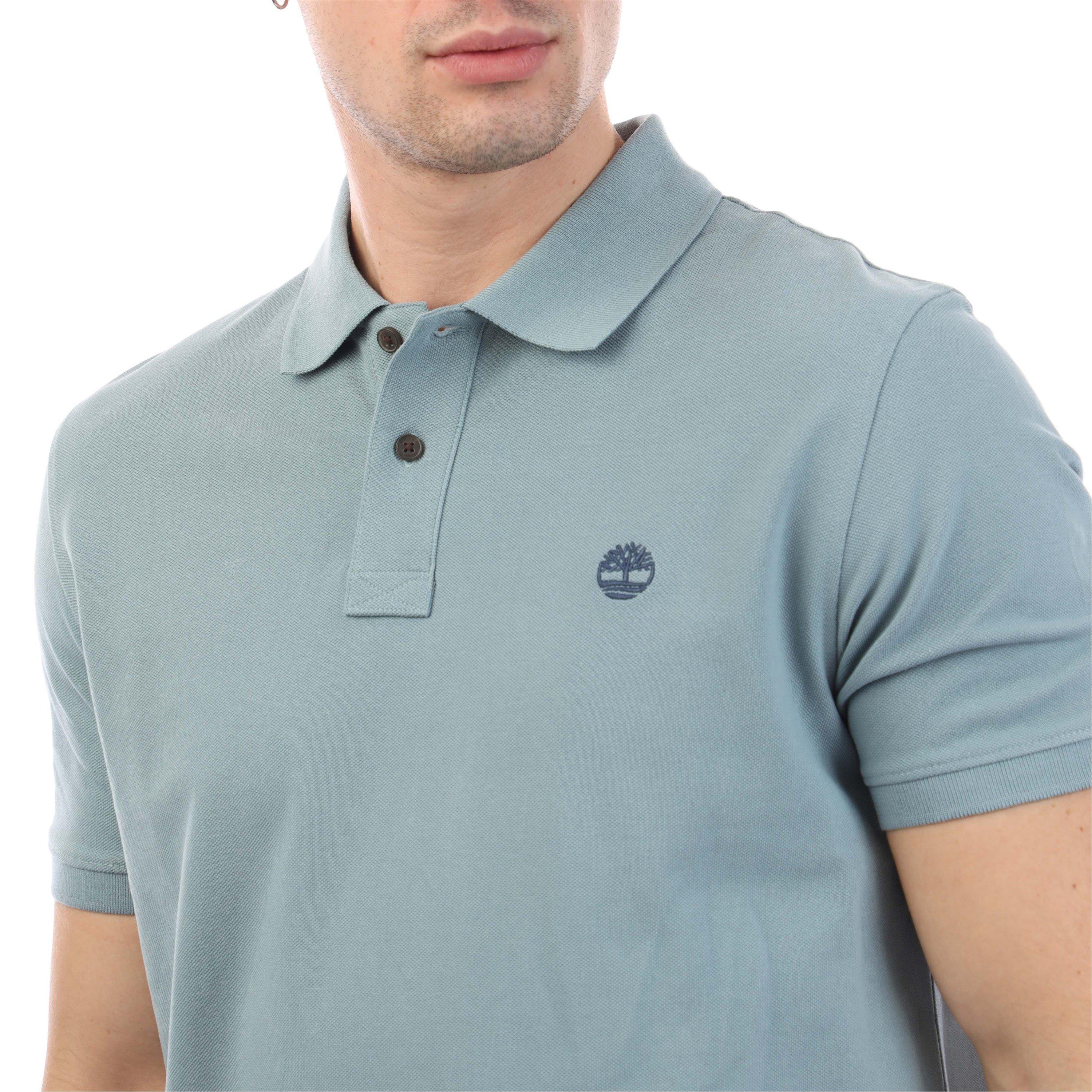Blue - Timberland - Millers River Polo Shirt - 2