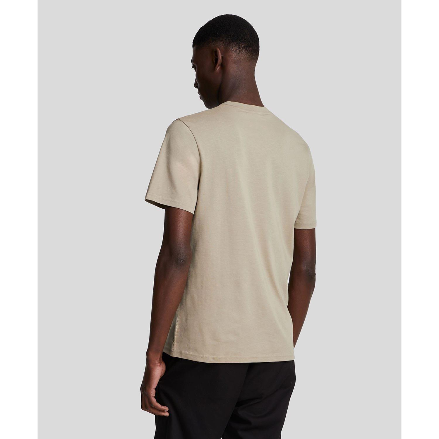 Beige - Lyle and Scott - Tonal Pocket T-Shirt - 3
