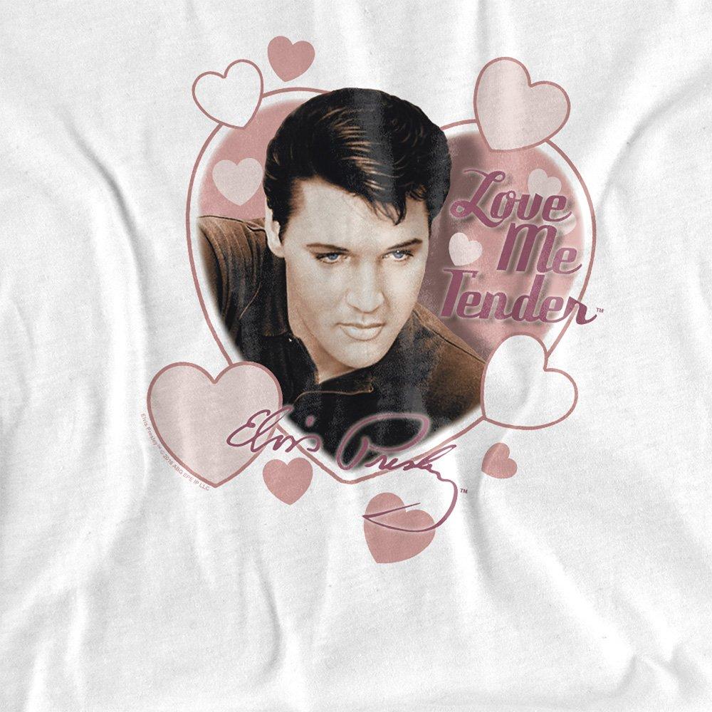 White - Elvis Presley - Elvis Presleylove Me Tender Long Sleeve T-Shirt W - 2